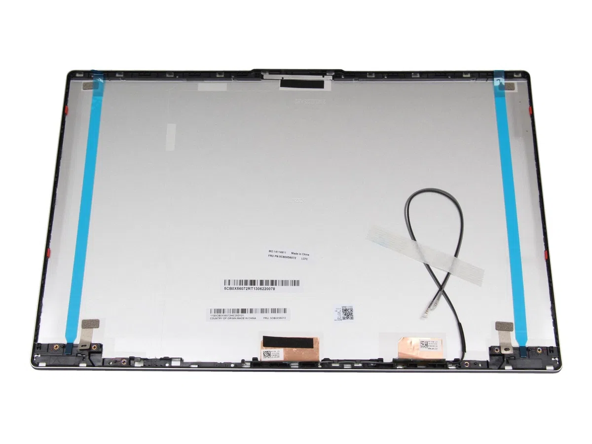 Lenovo 5CB0X56072 Original Displaydeckel 39,6cm (15,6 Zoll) Silber (grau/Silber) für IdeaPad 5-15ARE05 (81YQ), 5-15IIL05 (81YK), 5-15ITL05 (82FG), 5-15ALC05 (82LN)