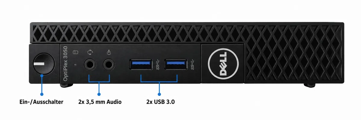 shinobee 0ptiplex 3050 Mini-PC Business Office Multimedia Computer mit 3 Jahren Garantie! - 8 GB - 128 GB NVME SSD - USB 3.0 - WLAN - HDMI - DP - LAN - Windows 11 Prof. 64-Bit - #8577