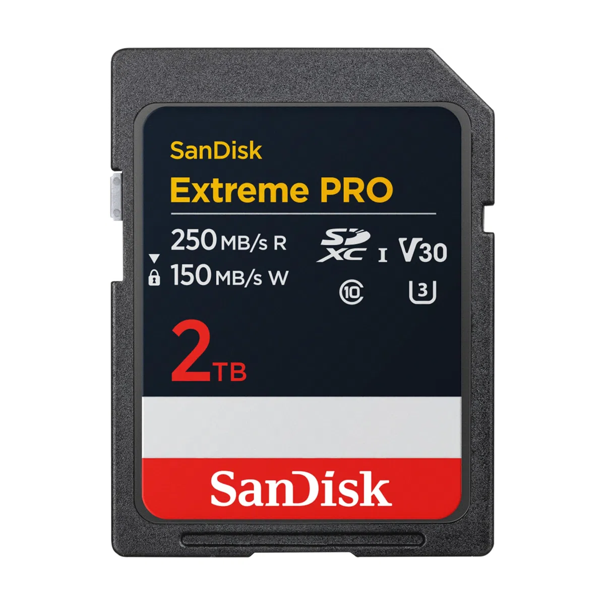 SanDisk Extreme PRO Extreme PRO SDXC UHS-I Speicherkarte 2TB (V30, Übertragungsgeschwindigkeit bis zu 250 MB/s, U3, 4K UHD Videos) SanDisk QuickFlow-Technologie, temeperaturebeständig
