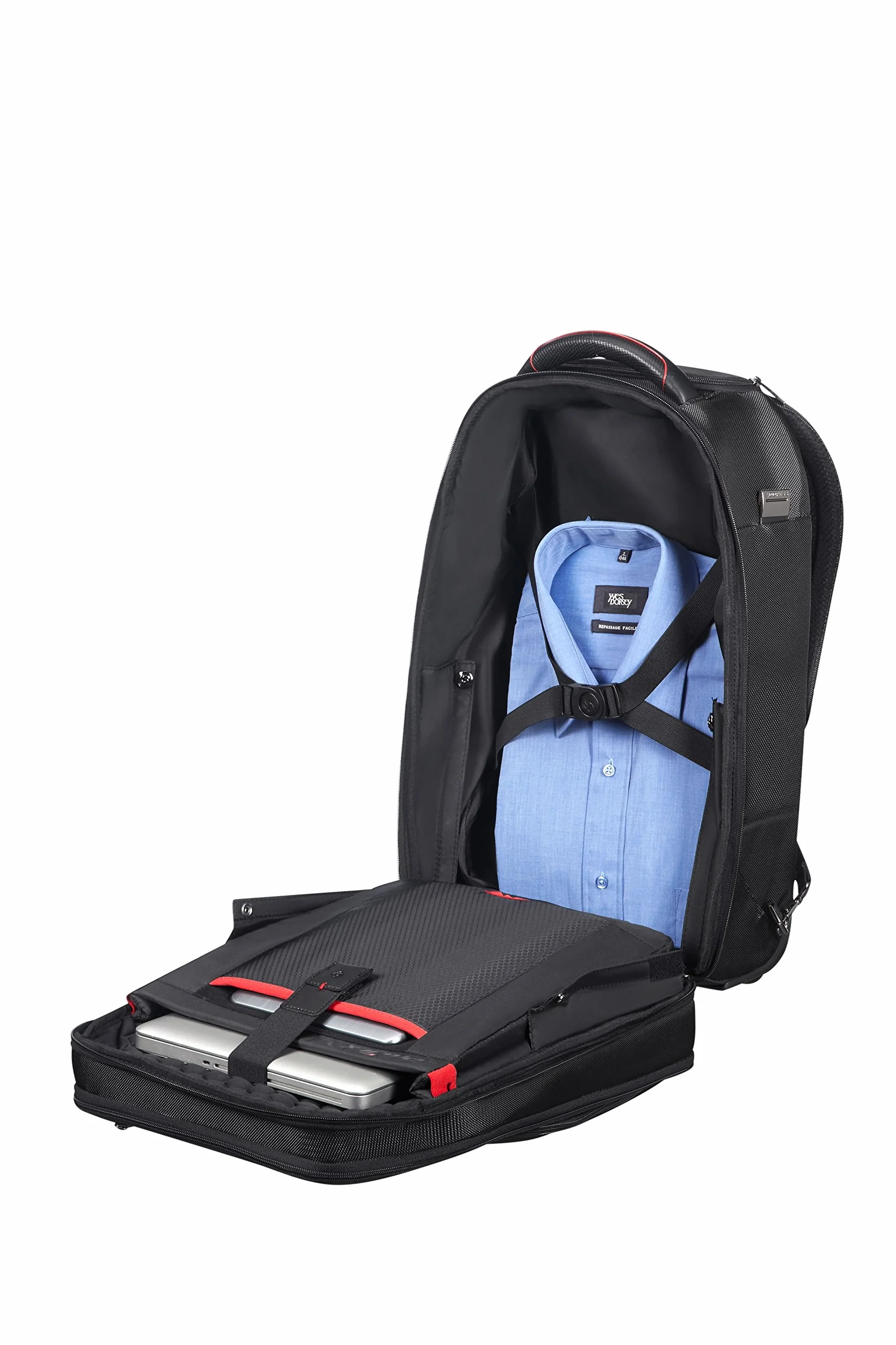 Samsonite PRO-DLX 5 - Laptop rucksack mit Rollen 17.3", 48 cm, 28 L, Schwarz