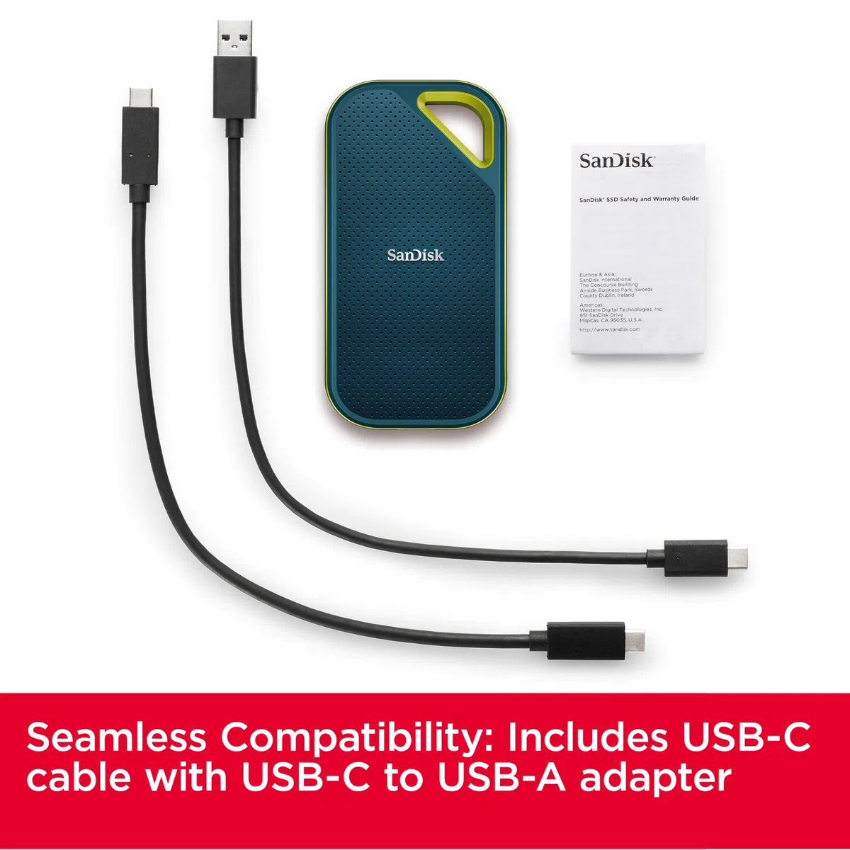 SANDISK Extreme PRO Portable SSD 2TB (up to 2000MB/s Read/Write speeds, 256 bit AES Hardware encryption, up to Three-Meter Drop Protection, IP65 Water and dust Resistance) Monterey