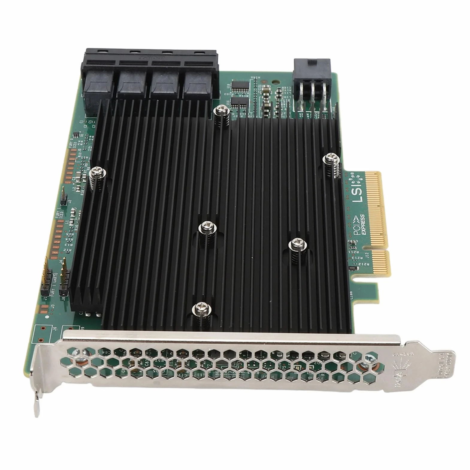 LSI SAS 9300-16I 16-Port-Controller-HBA-Karte mit PCIe-Steckplatz, 12 Gbit/s SAS, für, für Linux, für SUSE, für Red Hat, für VMware, für Freebsd