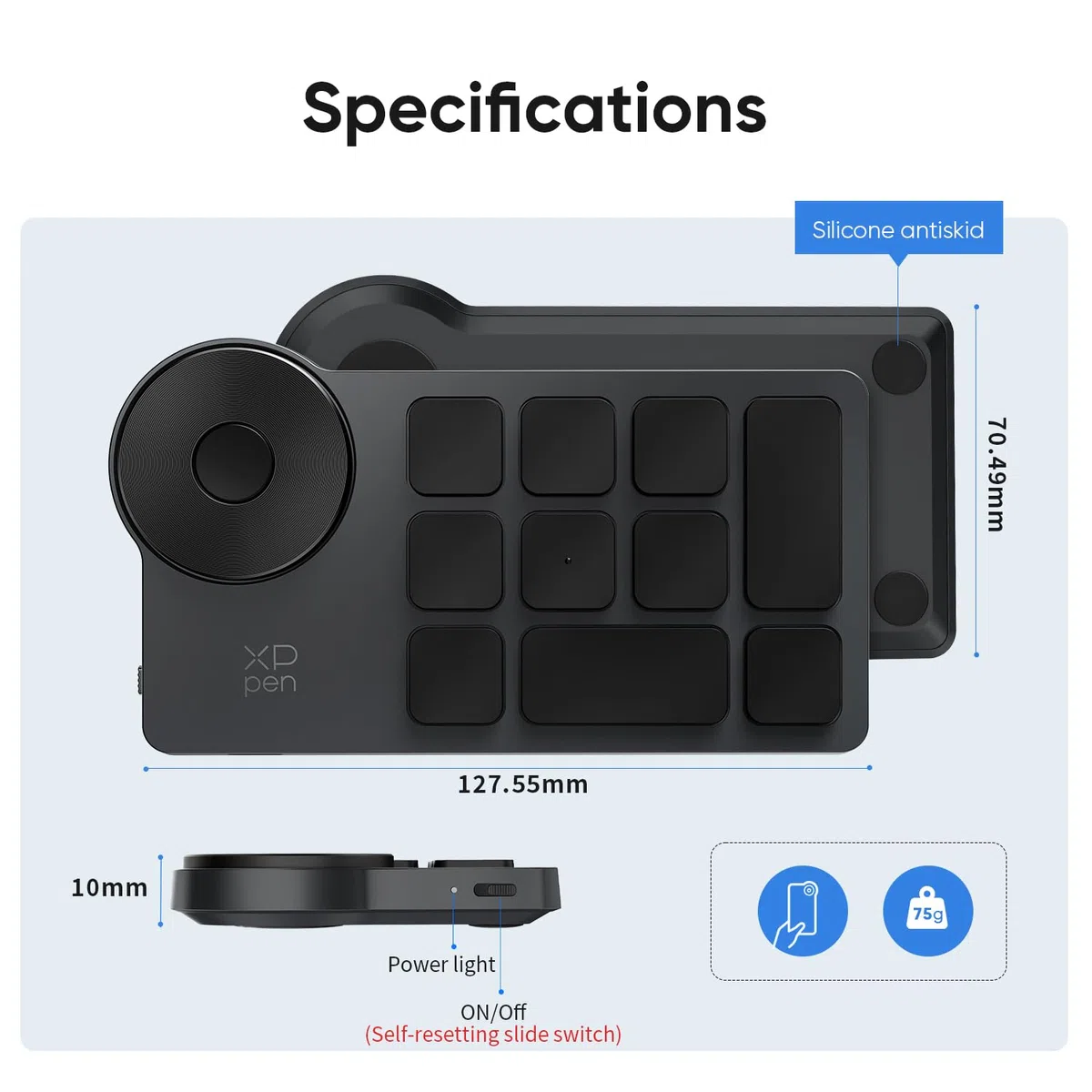 XP-PEN XPPen ACK05 Fernbedienung Tastatur fur Grafiktablett