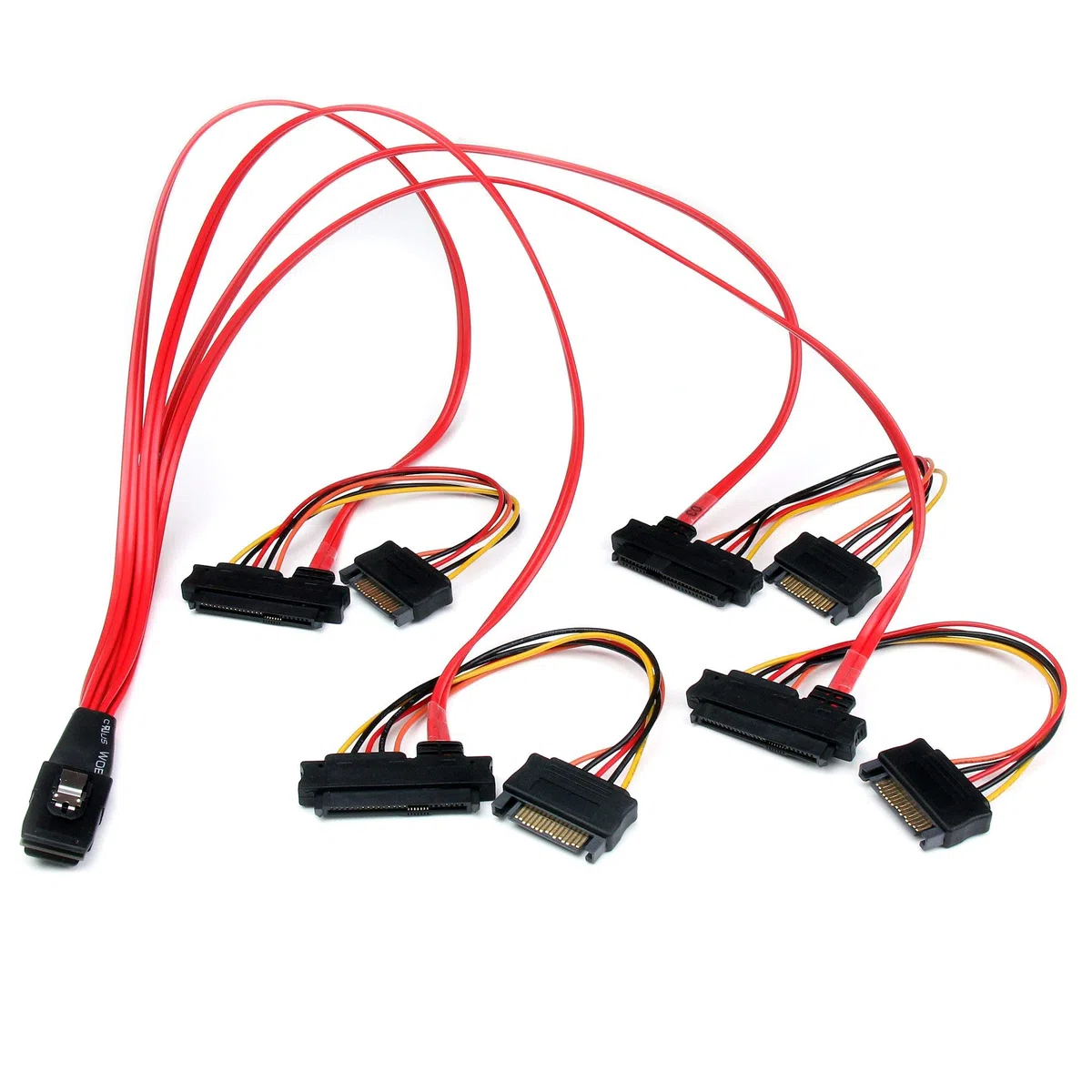 StarTech.com Internes Serial-Attached SCSI Mini SAS Kabel 50cm - SF-8087 auf 4x SFF-8482 - Internes Mini SAS Kabel zu 4x SATA