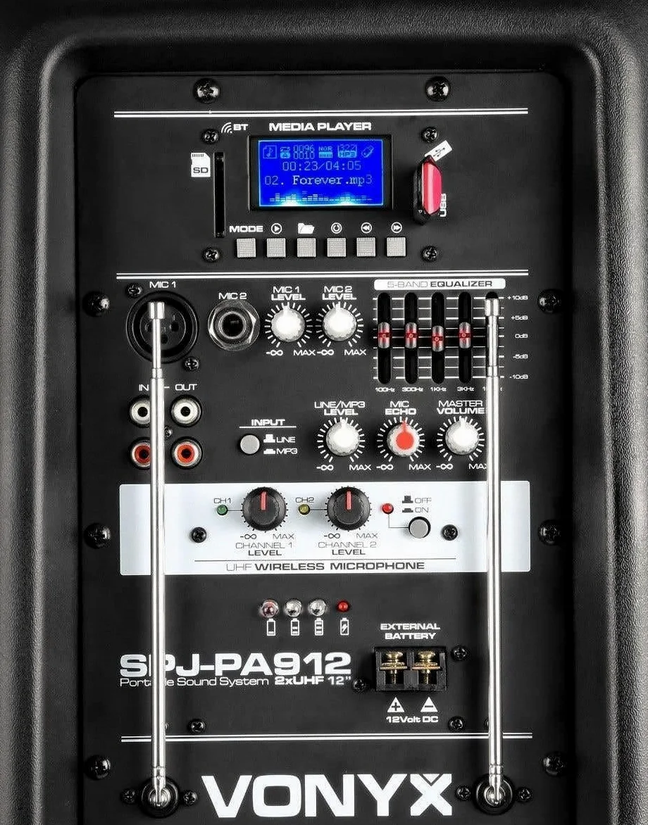 Vonyx SPJ-912 – Tragbarer Lautsprecher