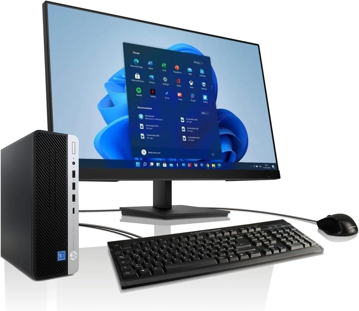 All-in-One Paket HP 27-Zoll Core i5 Computer mit 3 Jahren Garantie! Intel Core i5 6500 Quad Core, 3.6 GHz, 16 GB DDR4, 512 GB SSD, WLAN, USB 3, USB-C, Windows 11, MS Office - #8032