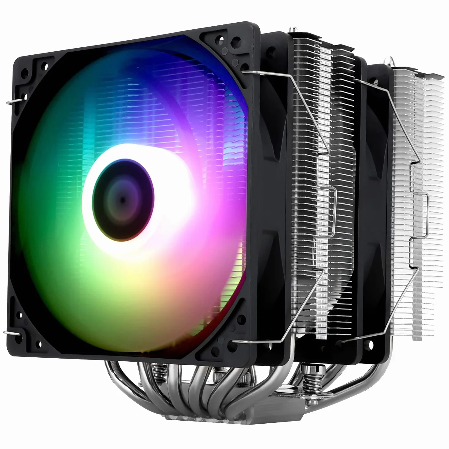 Thermalright Peerless Assassin 120 SE ARGB CPU-Luftkühler, 6 Heatpipes CPU-Kühler, Dual 120mm TL-C12C-S PWM Lüfter, Aluminium Kühlkörperabdeckung, für AM4/AM5/Intel LGA1851/1700/1150/1151/1200