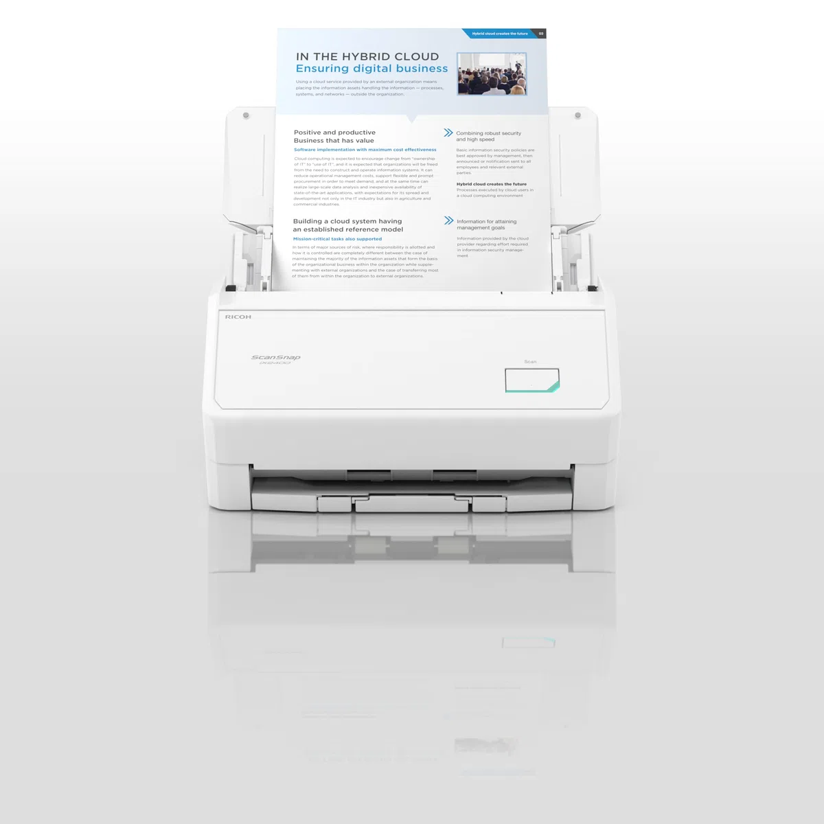 ScanSnap iX2400 A4 Document Scanner (White) – Includes Kofax Power PDF 4.0 Software – 45ppm Duplex, Automatic Document Feeder, USB 3.2, High-Resolution Office Scanner