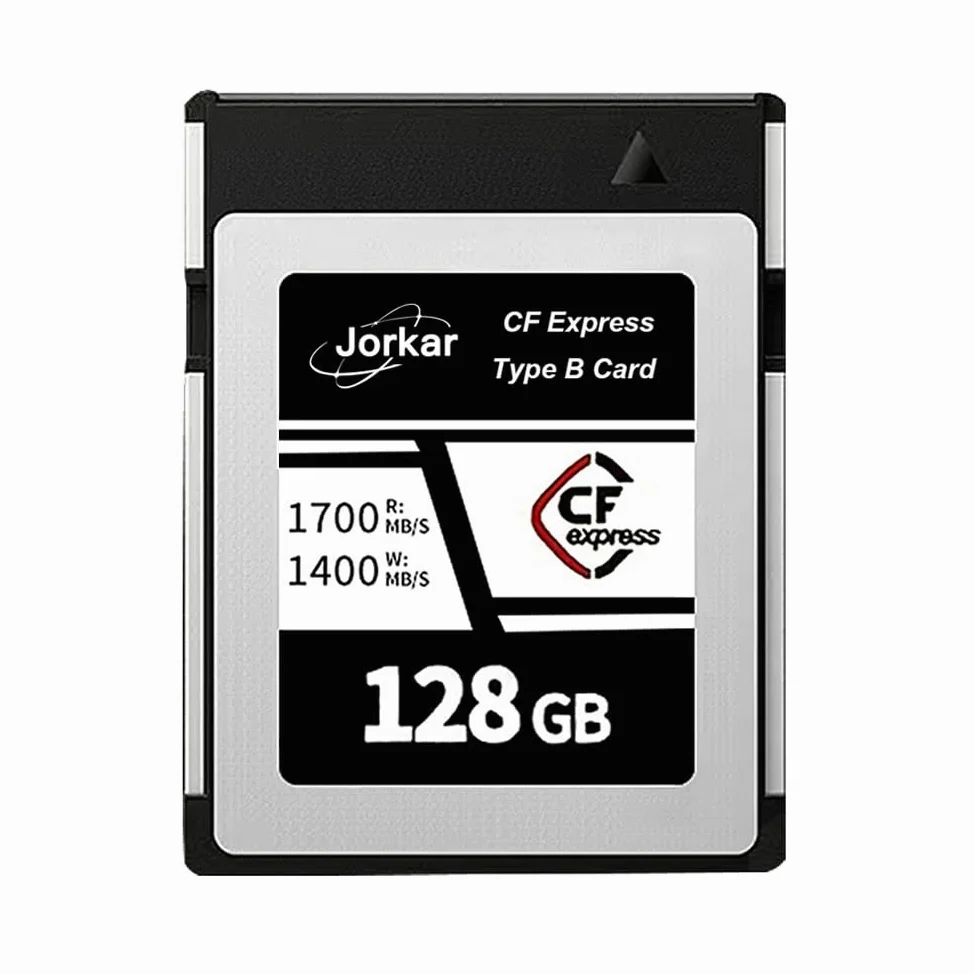 CFexpress Typ B 128GB Speicherkarte für Kameras Nikon Z6II/Z7II/D6/D5/D500,for Canon EOS-1DX/C300/C500/R5C R3,for Panaso GH6/S1/S1R/S1K, DJI Ronin 4D RAW 8K 4K