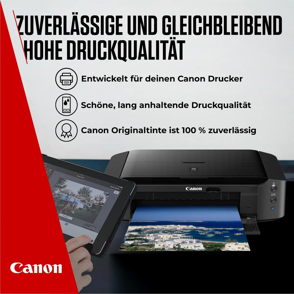 Canon PG-575 CL-576 Original Tintenpatronen 2er Pack mit 4x6 Fotopapier 50 Blatt