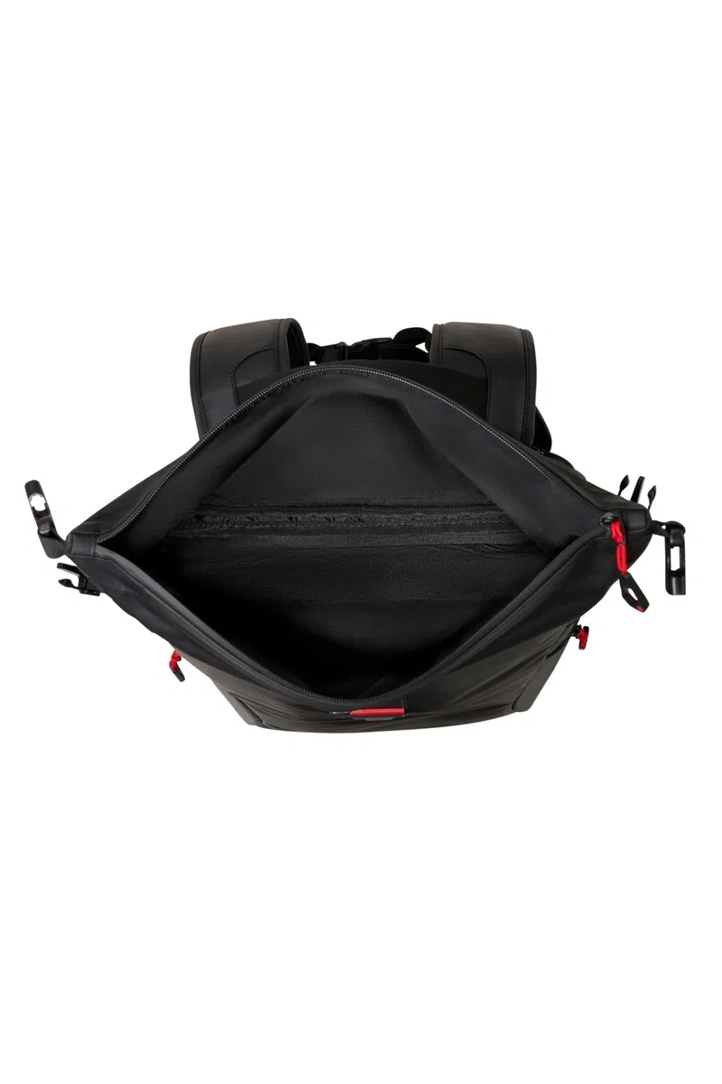 Samsonite Paradiver Light - Erweiterbarer Rolltop Laptop Rucksack 17,3 Zoll, 49 cm, 25/35 L, Schwarz