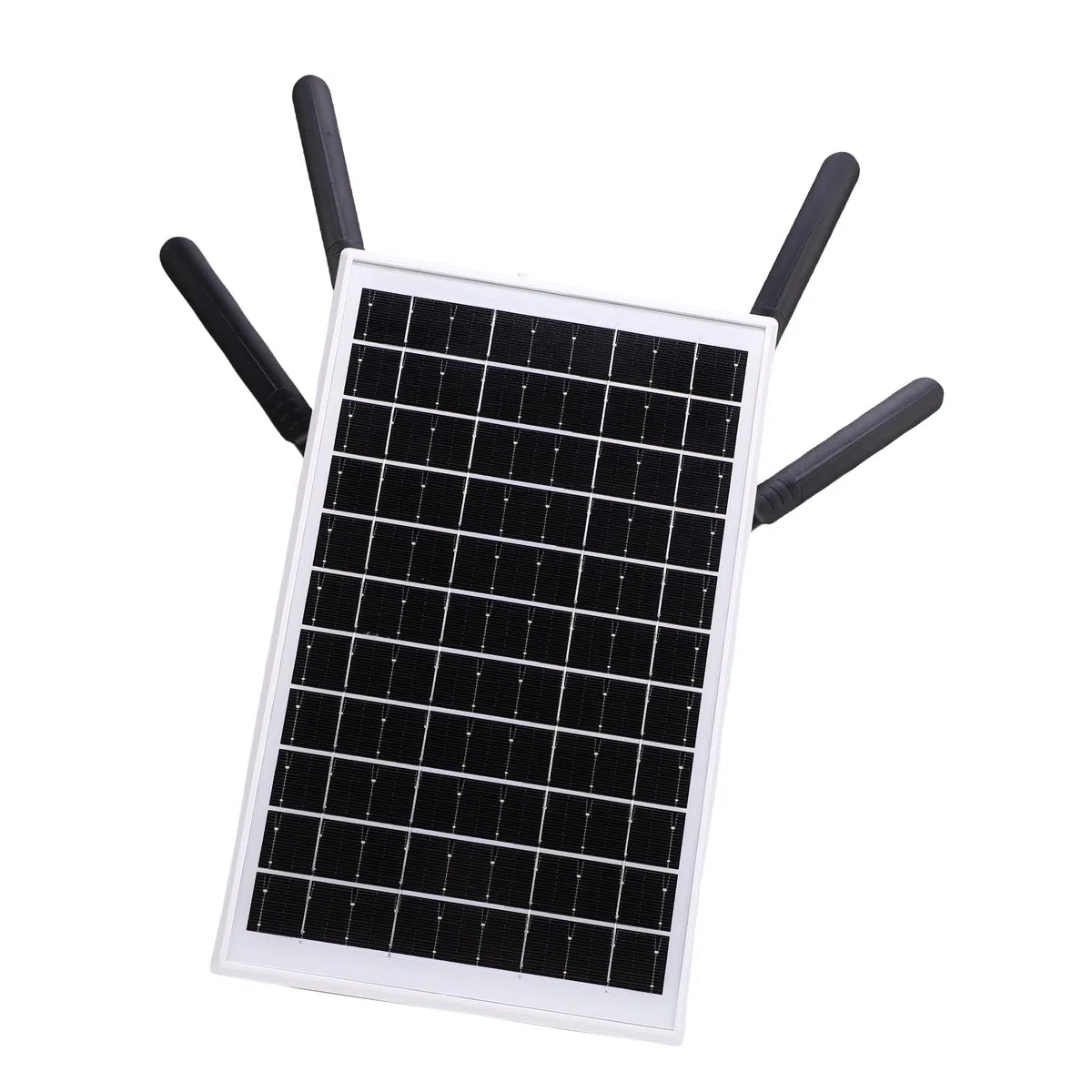 Solar-WLAN-Extender, 4G-LTE-Modem-Router mit 18.000-mAh-Akku und 12-W-Solarpanel für Outdoor-Camping, Wohnmobil-Reisen, Hausboot und Abgelegene Gebiete