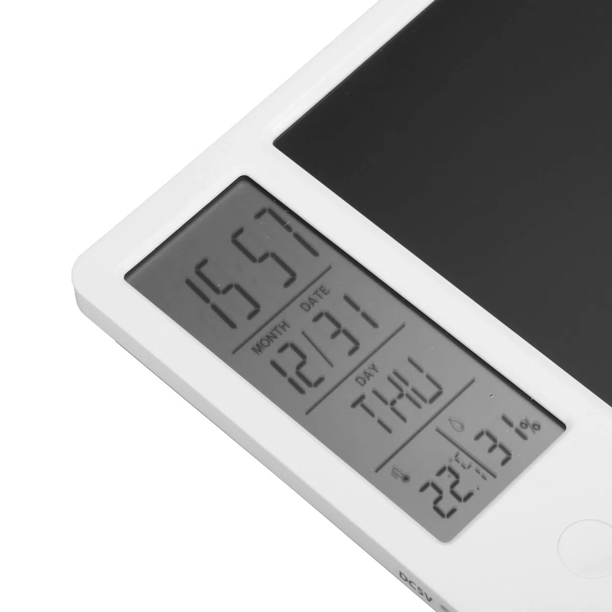 LCD-Schreibtablette mit Stift, elektronischer Desktop-Kalender, wiederaufladbarer Notizblock mit Digital- und Alarmfunktion