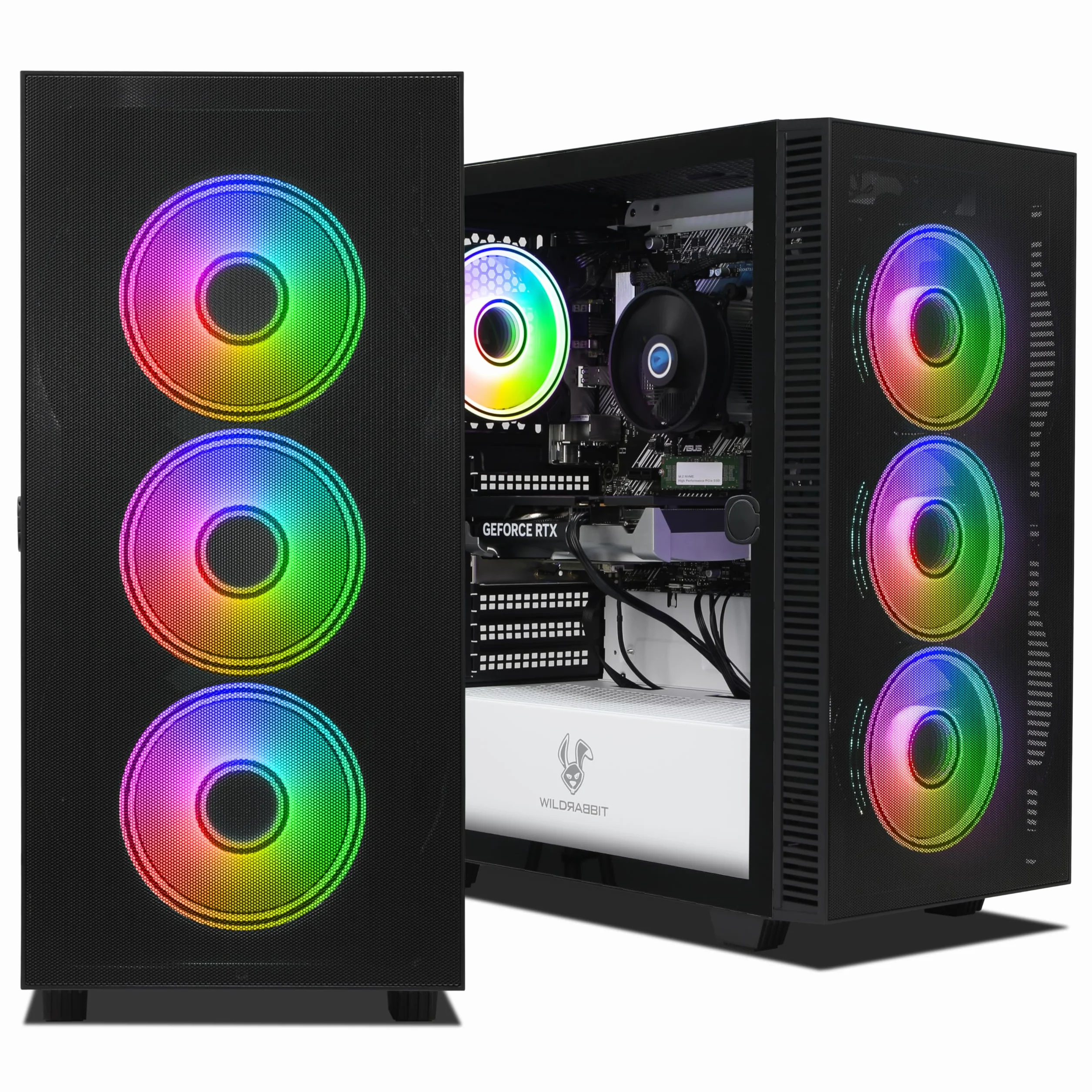 Ankermann Radiant Gaming V3 | AMD Ryzen 5 5500 | Nvidia GeForce RTX 5060 Ti 8GB | 16GB RAM | 1TB NVMe SSD | Windows 11 | WLAN | Libre Office