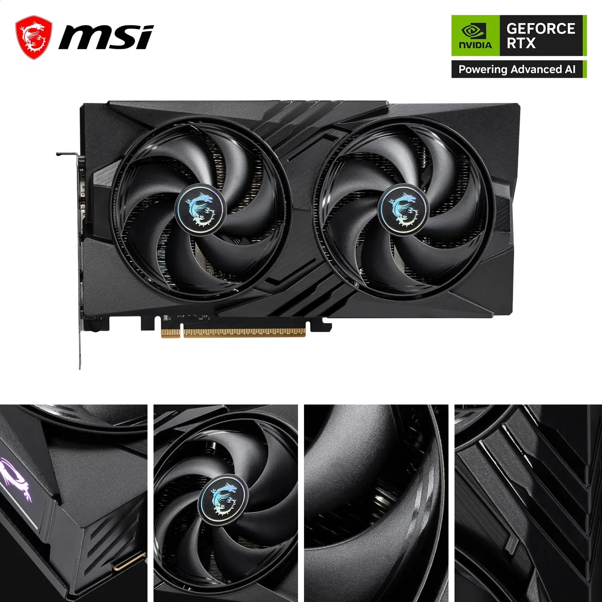 MSI GeForce RTX 5060 8G Gaming OC - 8GB GDDR7 (28Gbps/128-bit), PCIe 5, Boost: 2625 Hz, HDMI 2.1b, DisplayPort 2.1b