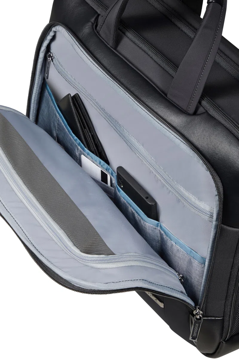 Samsonite Spectrolite 3.0 - Aktentasche 15.6" (42 cm) mit Smarte Funktionen, Praktische Innenaufteilung, Erweiterbar - 18/22L - Schwarz (Black)