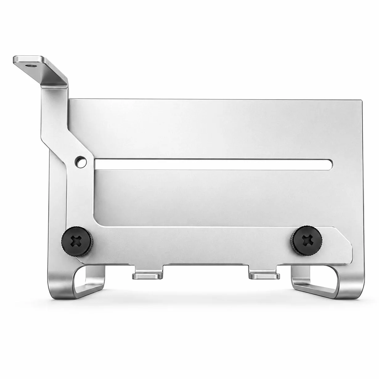 ZimaBoard 2-Bay HDD Rack Tray für ZimaBoard 2, Aluminiumlegierung Dual 3,5"-Festplattenhalterung, Kompakter NAS/Home Server Rahmen, Einfache Installation, Kabelfreundliches Design, Silber