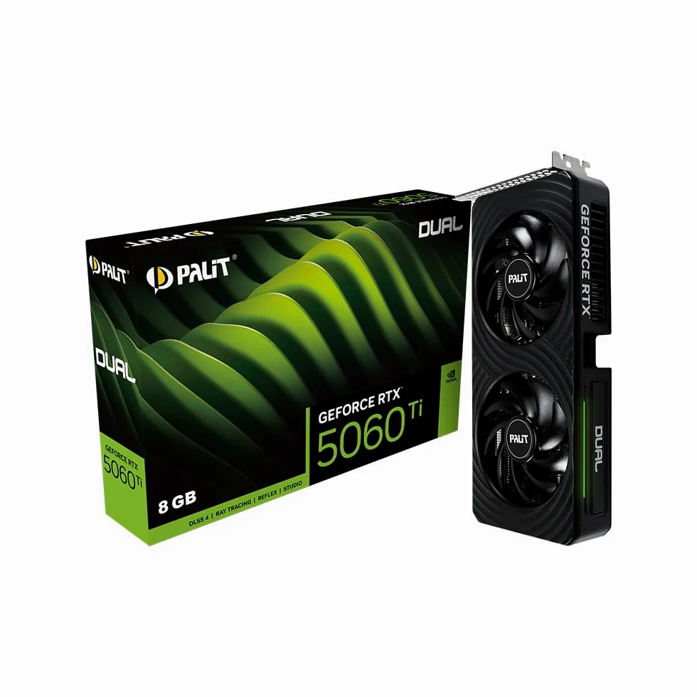Palit GeForce RTX 5060Ti Dual 8GB GDDR7 Gaming Grafikkarte
