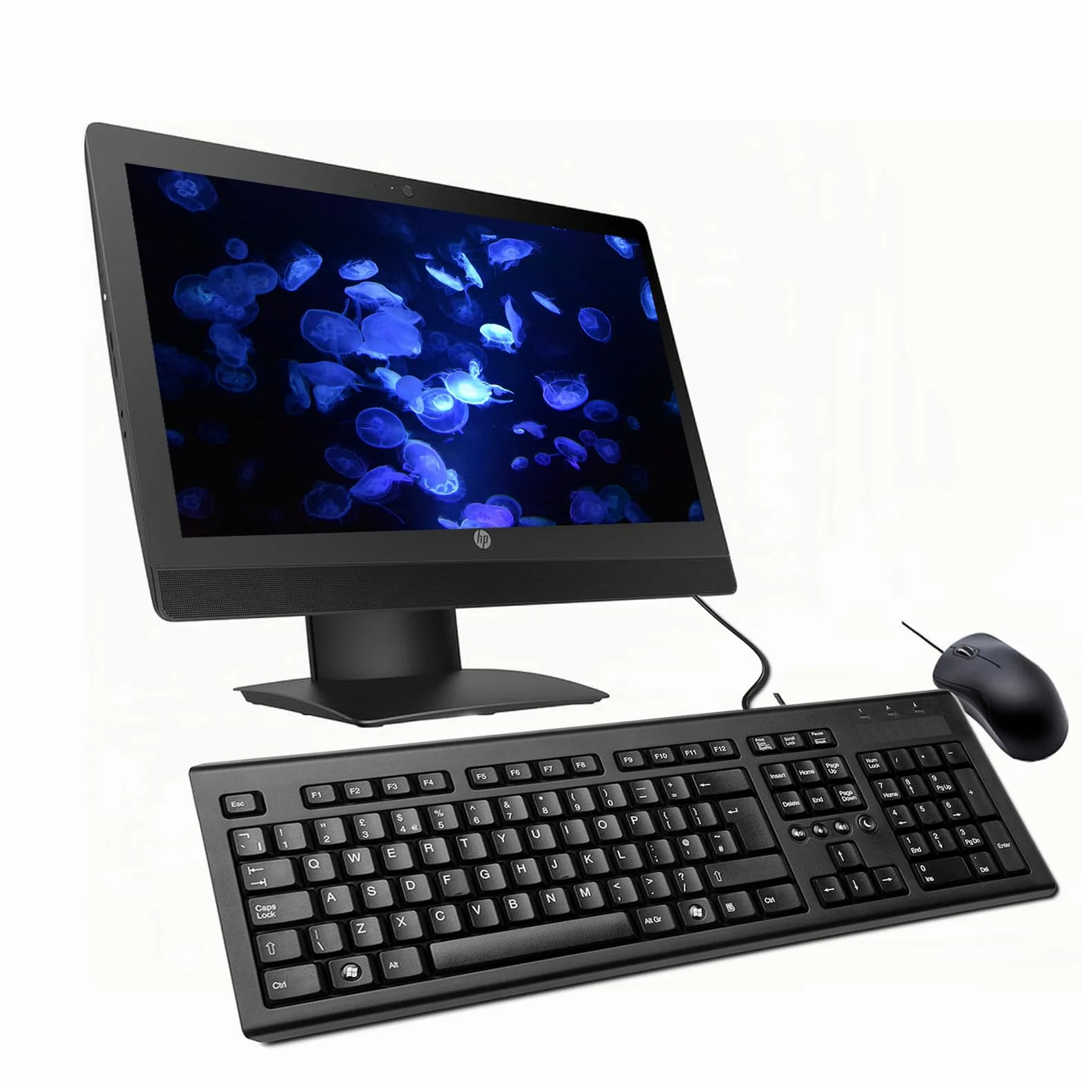 HP ProOne 600 G3 All in One Desktop Computer PC, Mit 21.5-Zoll-Monitor, Intel Core i5-6500, 8GB RAM, 256GB SSD, US Tastatur, Windows 11 Pro (Generalüberholt)