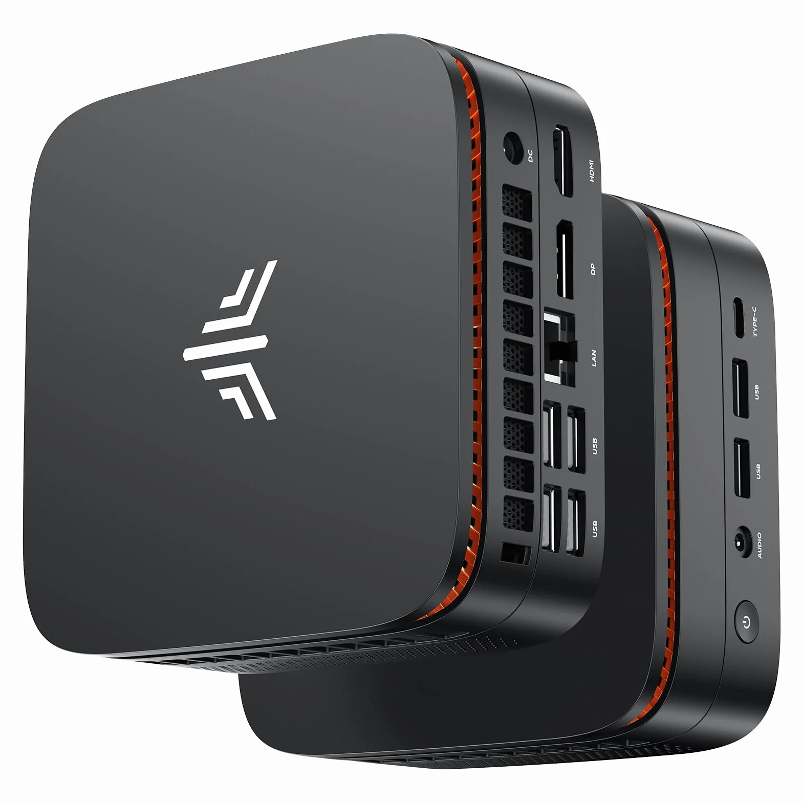 NiPoGi Pinova P1 Mini PC W11-Pro AΜD Ryzen R2544 (4C/8T, bis 3,7 GHz) | 8GB DDR4+256GB SSD(max.4TB) | Triple 4K Display/WiFi 5/BT4.2/LAN |Schneller als i3-10110U/R2514/3500U|Büro Bildung Multimedia