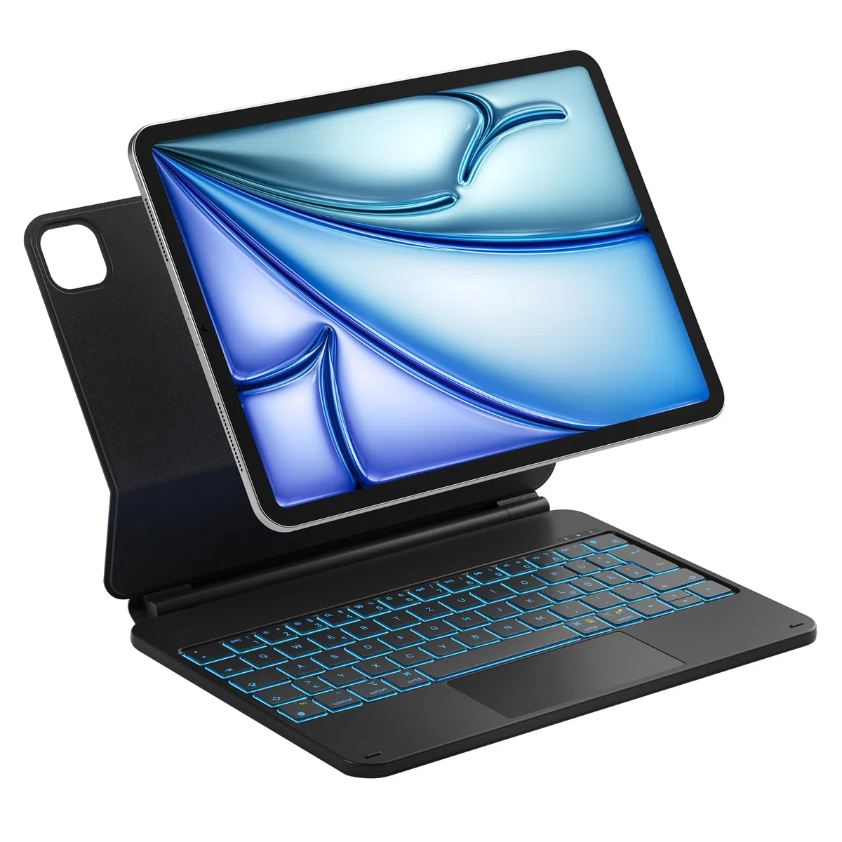 Inateck NeoMagic Magnetische Tastatur Hülle für iPad Air 11 Zoll M4/M3/M2 (2026/2025/2024),Air 5/4,Magic Keyboard für iPad Pro 11,Freitragender Ständer,7-Farbige Beleuchtung,KB09119
