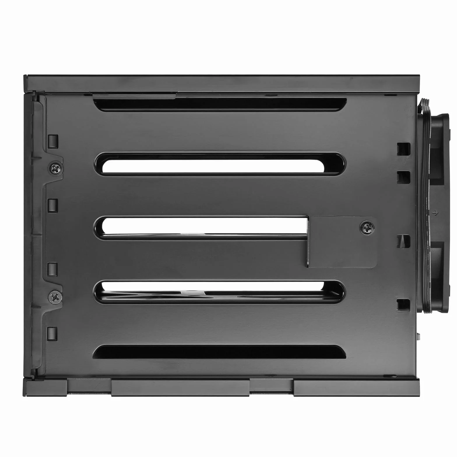 Silverstone Technology SST-FS304B-V, DREI 5,25-Zoll-Geräteeinschübe an Vier 3,5-Zoll-SAS 12G / SATA 6 Gbit/s Hot-Swap-Käfig mit Unterstützung für 9,5 mm Slim ODD