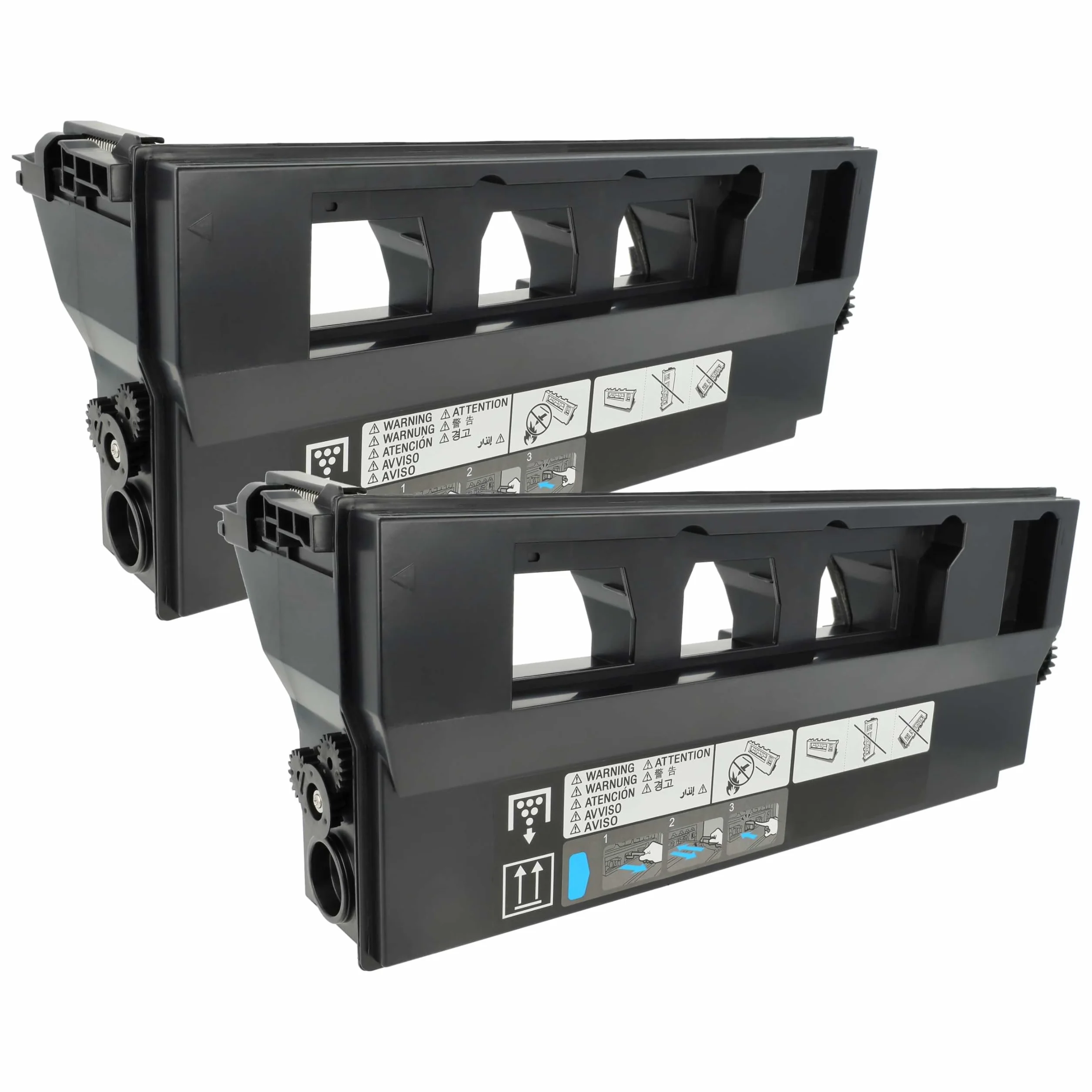vhbw 2X Resttonerbehälter kompatibel mit Konica Minolta Bizhub C280, C220, C360 Laser-Drucker
