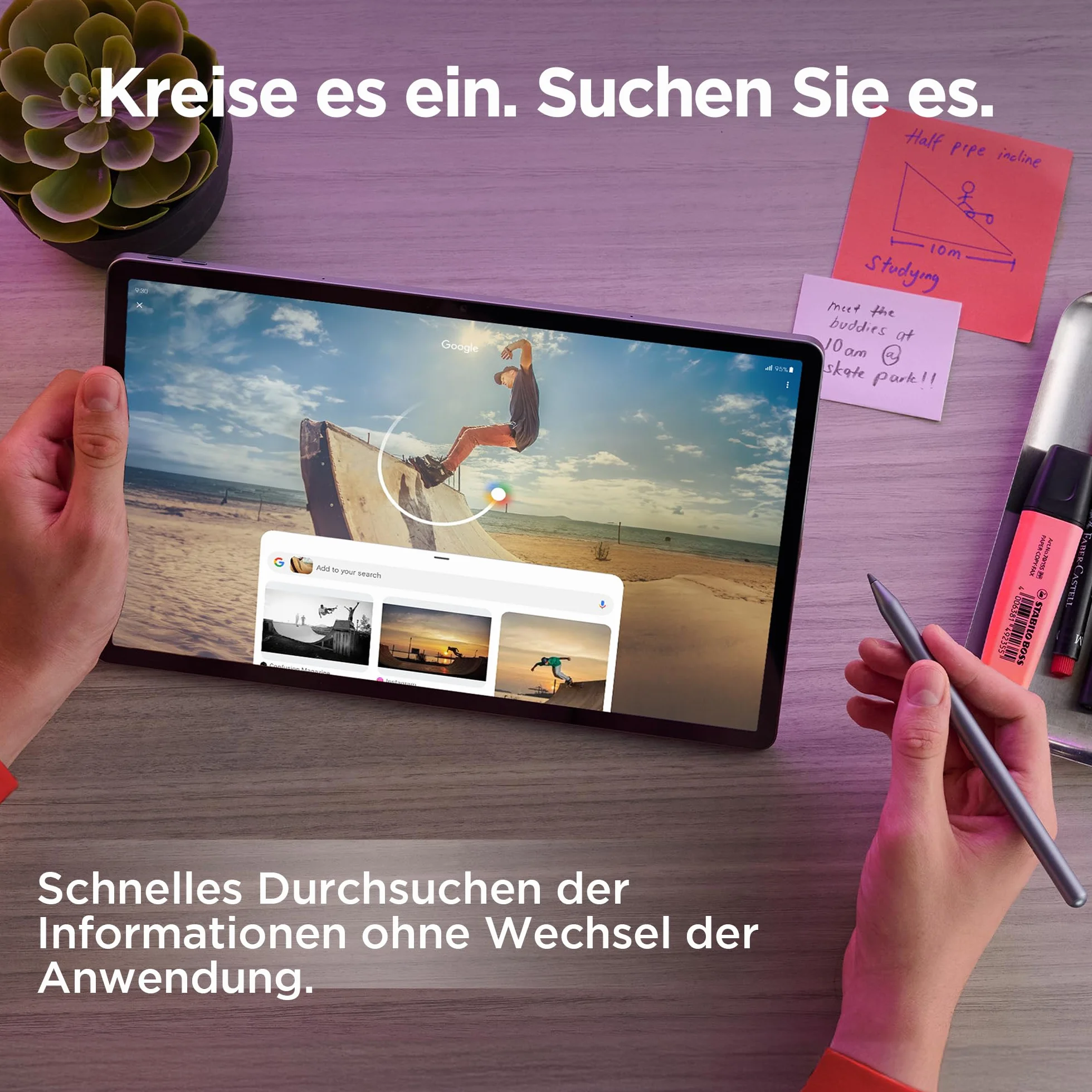 Lenovo Idea Tab Pro Tablet, 12.7" 3K Display, MediaTek Dimensity 8300, 8GB RAM, 256GB eMMC Speicher, Android, Luna Grau, inkl. Tab Pen Plus