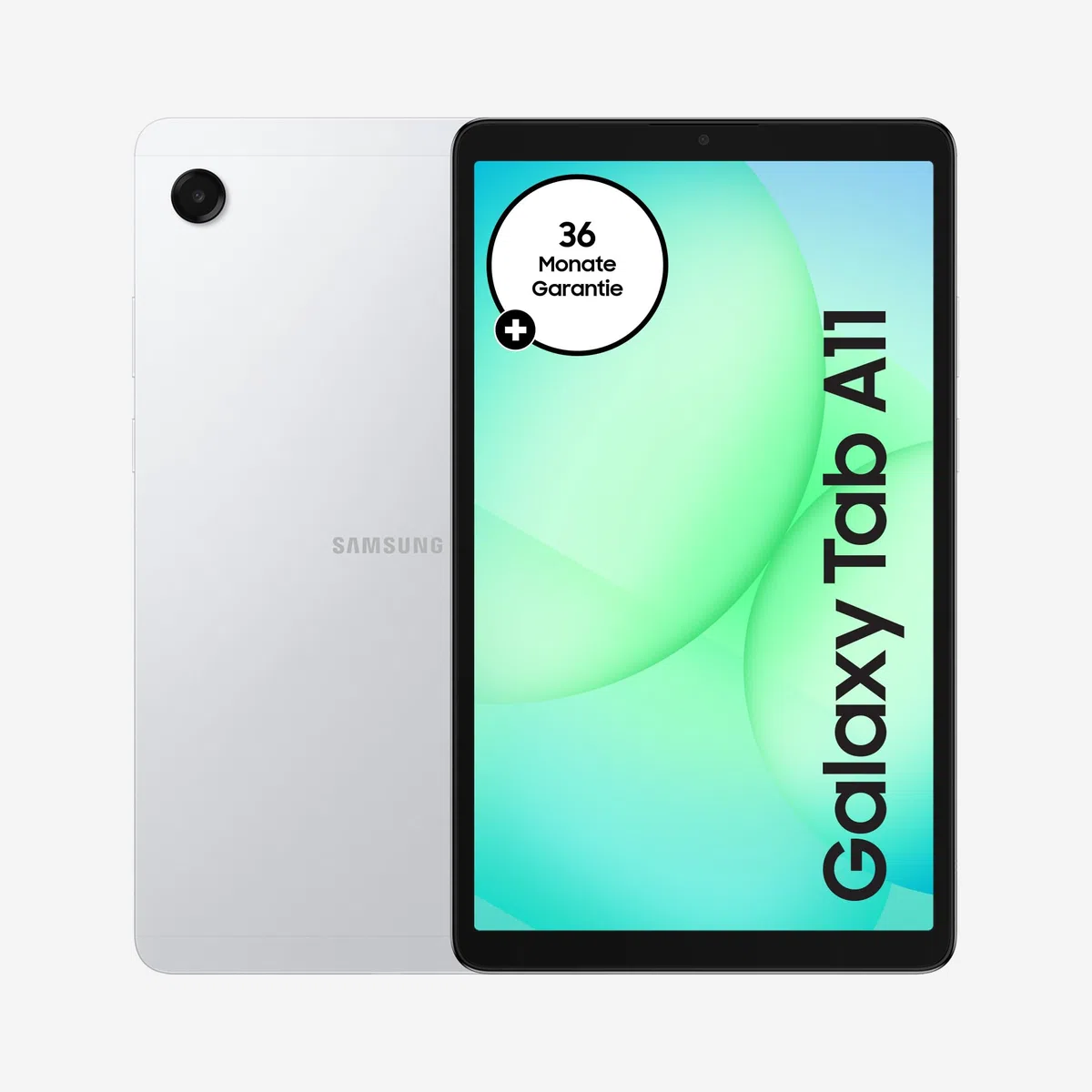 Samsung Galaxy Tab A11, Android Tablet, 8,7 Zoll Display mit 90 Hz Bildwiederholrate, 64 GB Speicher, 4 GB RAM, Dolby Dual-Lautsprecher, Silver, 3 Jahre Herstellergarantie [Exklusiv bei Amazon]