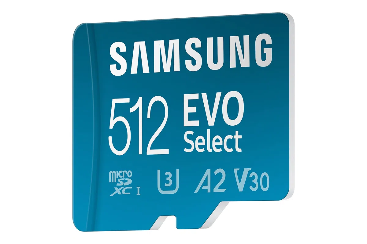 Samsung EVO Select 2024 microSD-Karte 512 GB UHS-I U3 160 MB/s Lesen 4K UHD