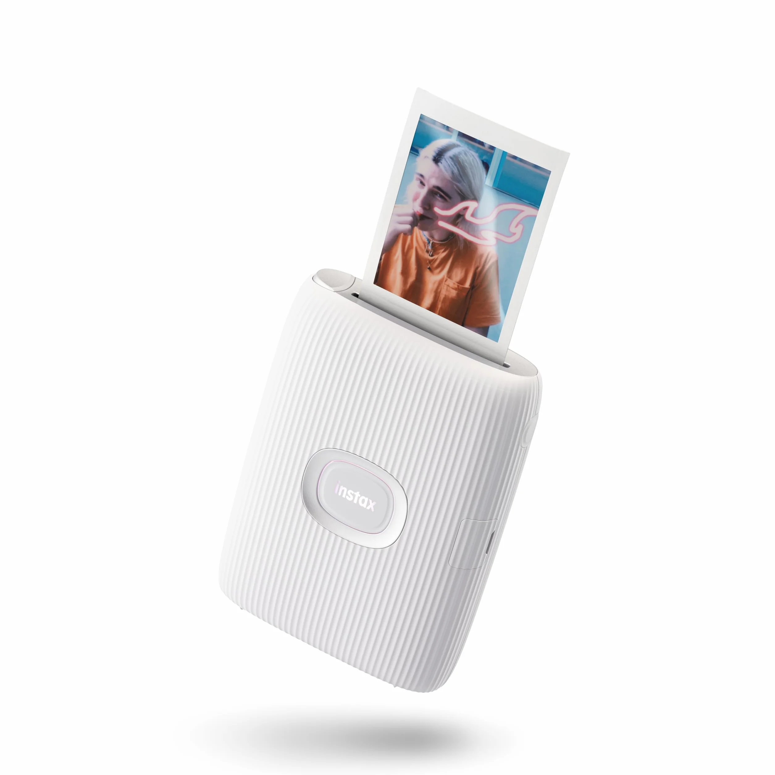 INSTAX Mini LINK2 Smartphone Printer, Clay White, Kompakt