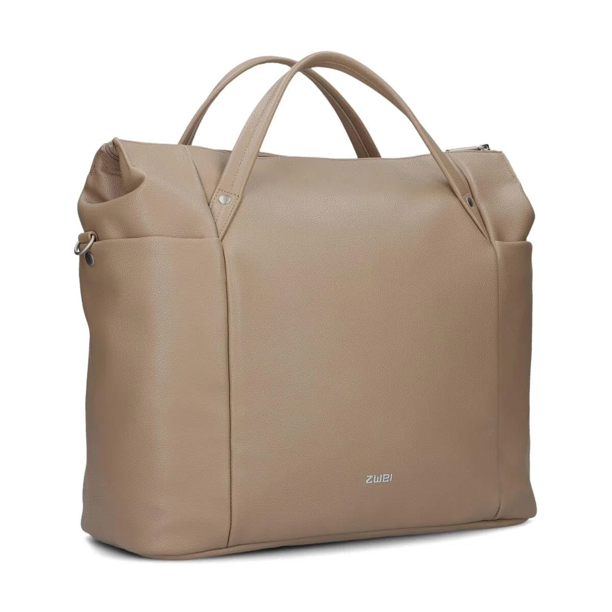Zwei Große Damen Business-Tasche Pia PI160 Laptop-Tasche 16 Liter klassisch-elegante Querformat Tote Bag für Büro & Arbeit inkl. extra langer Schultergurt - Umhängetasche & Schultertasche