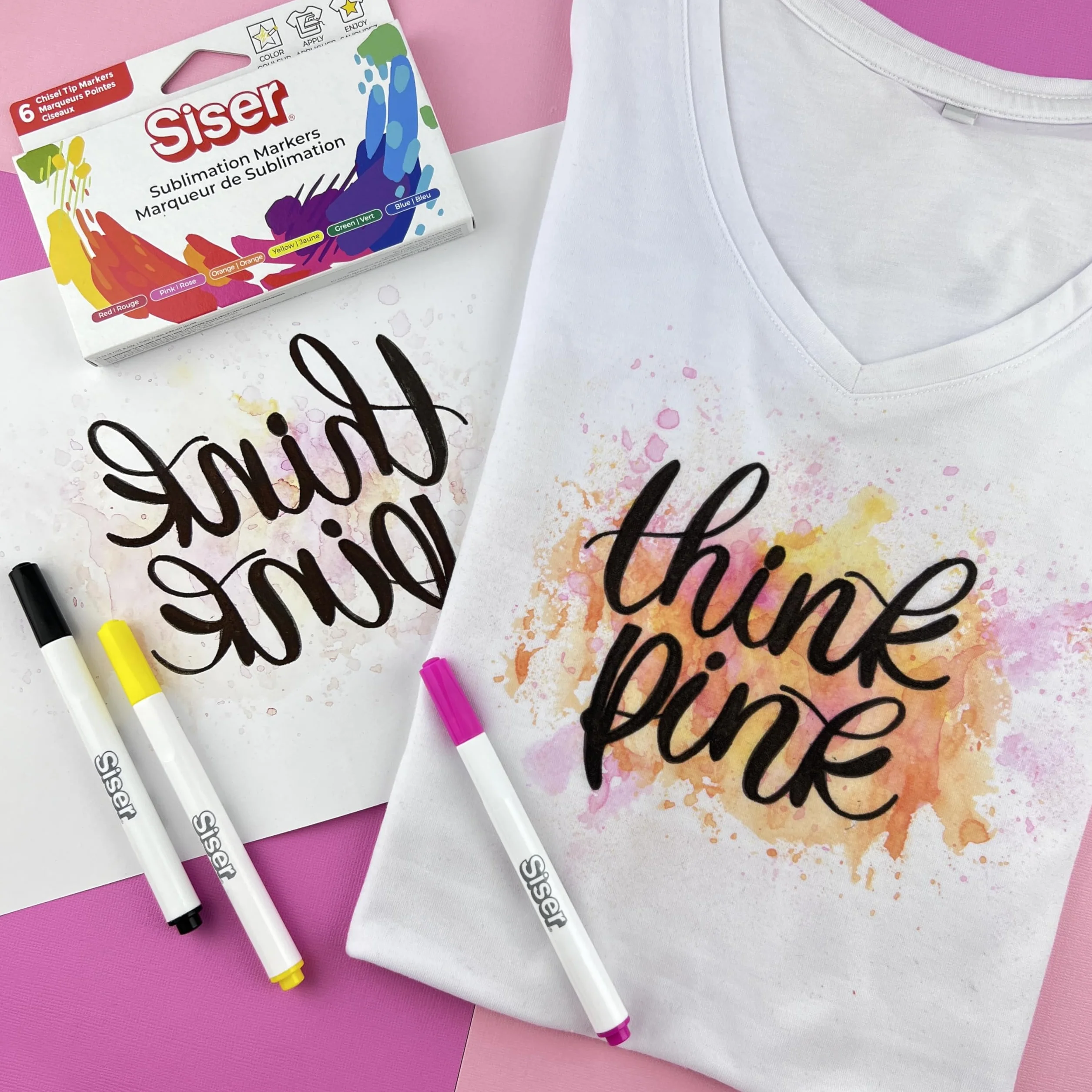 Siser Juliet® Subli Paket – Professioneller Schneideplotter, EasySubli® Thermovinyl, Subli-Stifte, Glitter Thermovinyl, Thermofixierband, Inklusive Zubehör