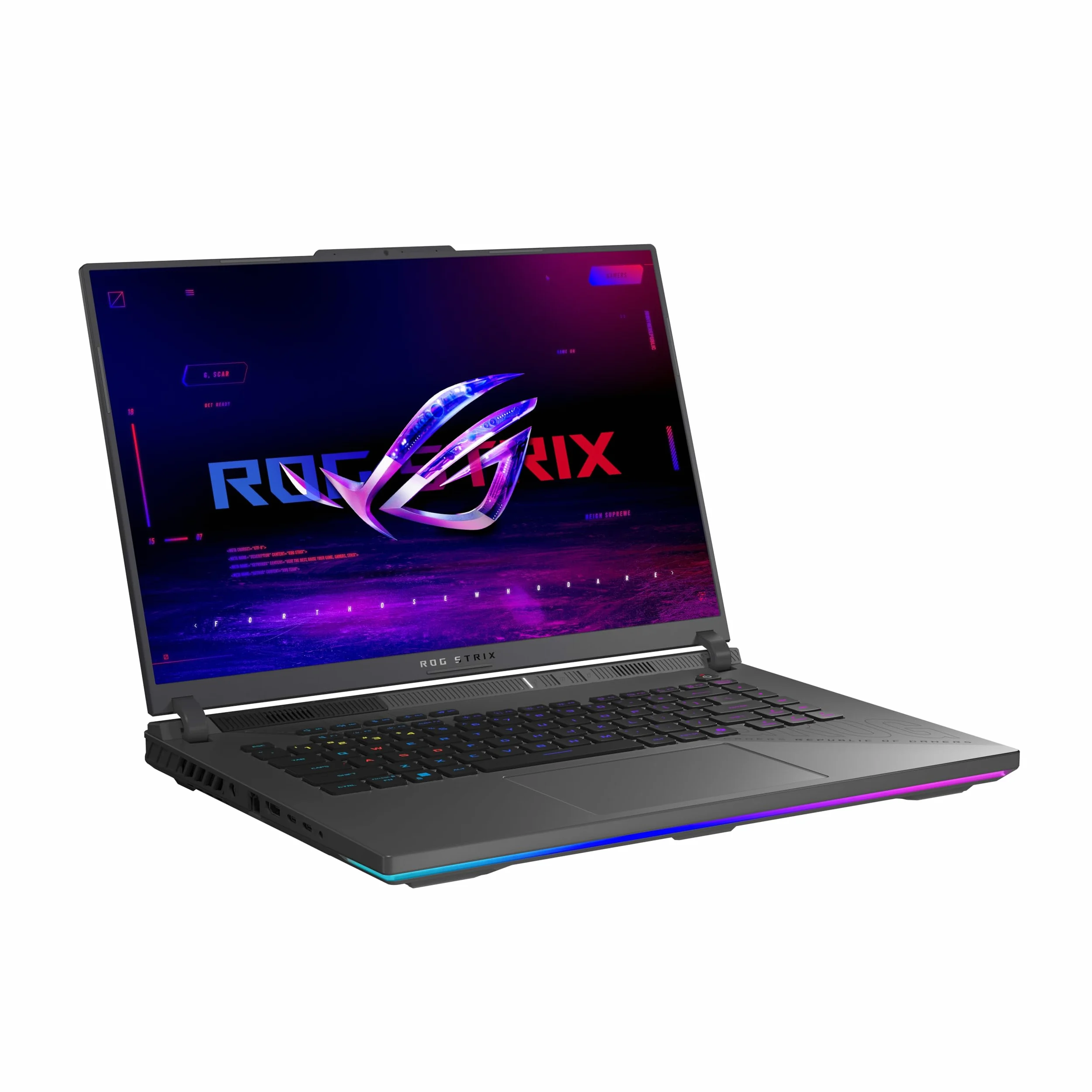 ASUS ROG Strix G16 G614FM Laptop | 16" WUXGA 165Hz/3ms 16:9 IPS Display | AMD Ryzen 9 9955HX | 16GB RAM | 1TB SSD | NVIDIA RTX 5060 | Win11 Home | QWERTZ | Eclipse Gray | 3Monate GamePass