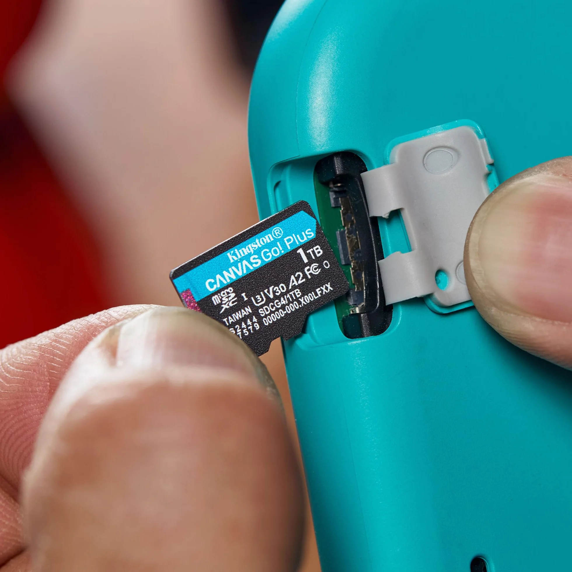 Kingston Canvas Go Plus microSDXC Speicherkarte Gen4 200MB/s A2 U3 V30 256GB Karte + Adapter-SDCG4/256GB