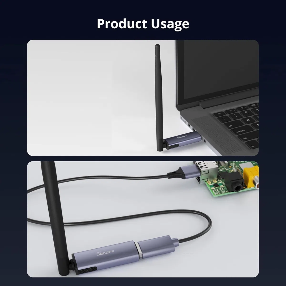 SONOFF Zigbee 3.0 USB Dongle Plus MG24, Zigbee Gateway mit EFR32MG24, Thread & Zigbee USB-Stick, Zigbee Controller für Home Assistant oder Zigbee2MQTT