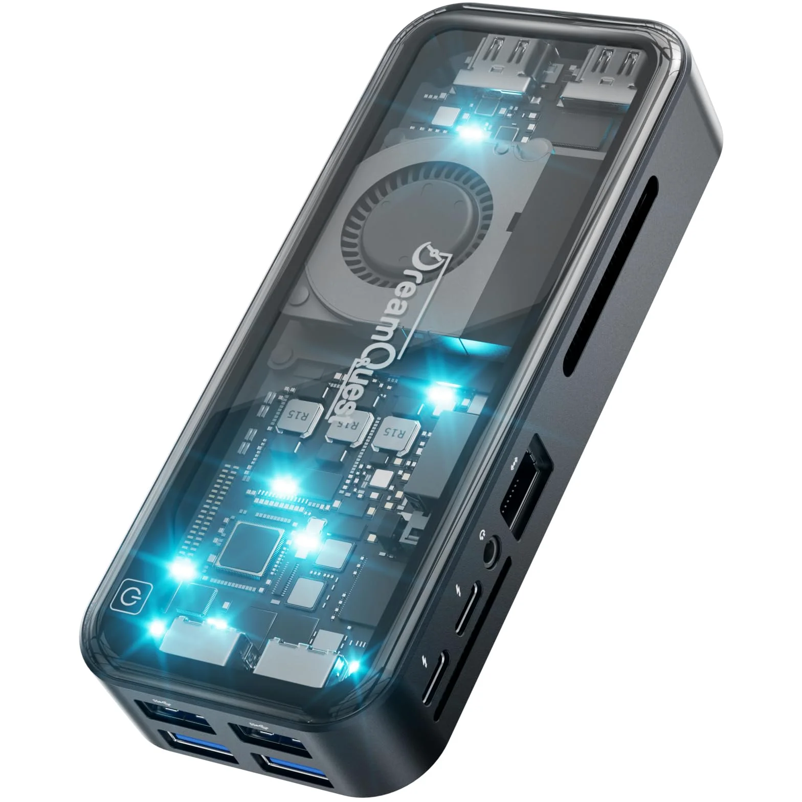 DreamQuest Mini PC Windows 11 Pro 12GB DDR5 512GB M.2 SSD Intel N95 (bis zu 3.4Ghz) PC Stick mit 2X HDMI/2xType C(Max 10Gbit/s)/WiFi 6/BT5.3/4x USB3.2(10Gbit/s) für Home/Büro/Kommerzielle New