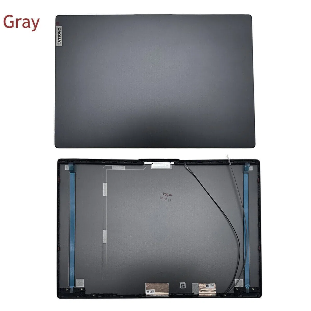 Ersatz-Laptop-LCD-Abdeckung, Scharniere für Lenovo Ideapad 5 15IIL05 15ARE05 15ITL05 15ALC05 5-15IIL05 5-15ARE05 5-15ARE05 5-15ITL05 5-15ALC05 5CB0X56073 5CB0Z3 1048 (Grau)