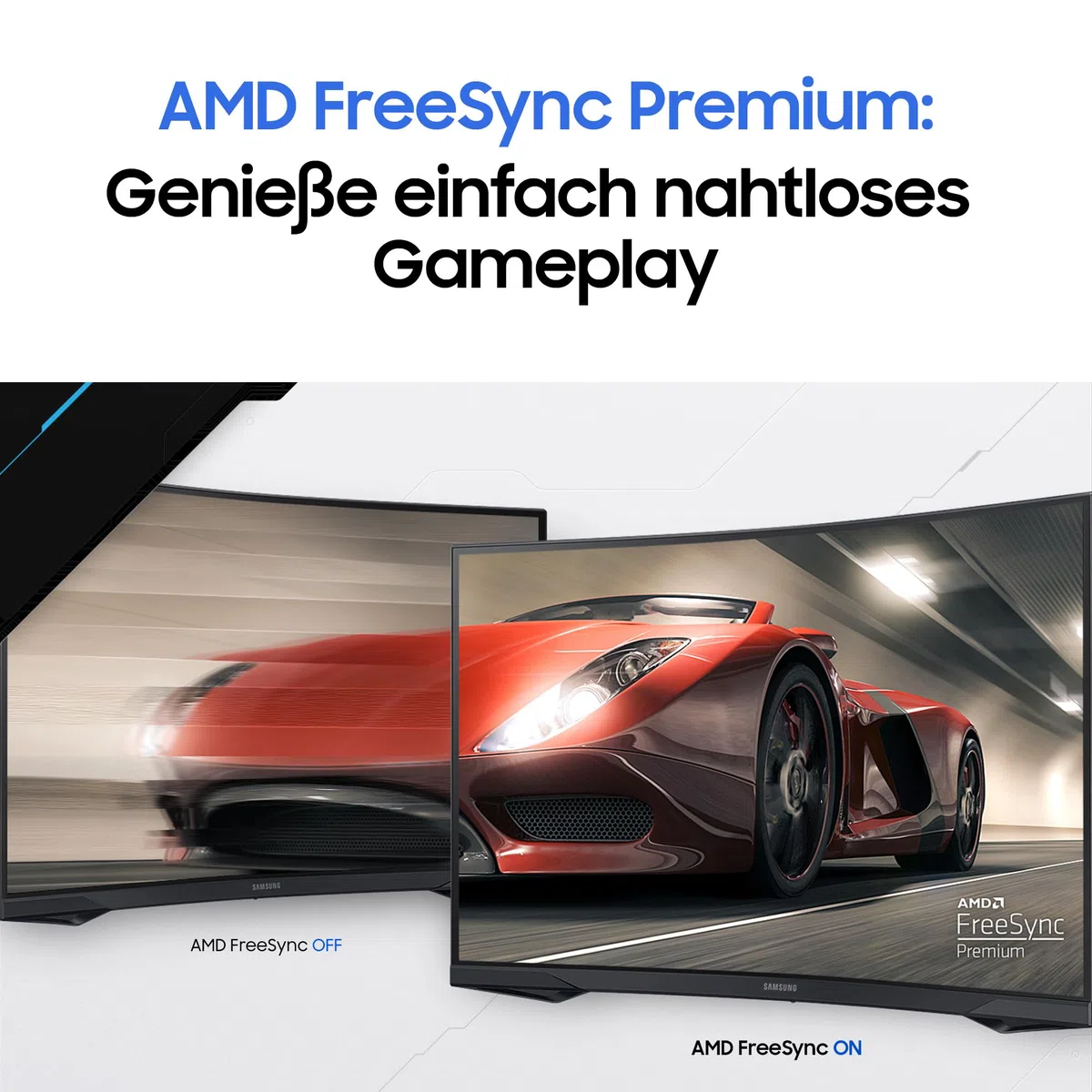 Samsung G5 C34G55TWWP 34 Zoll VA-Panel UWQHD AMD FreeSync Premium 1000R 165 Hz 1 ms Gaming Monitor schwarz