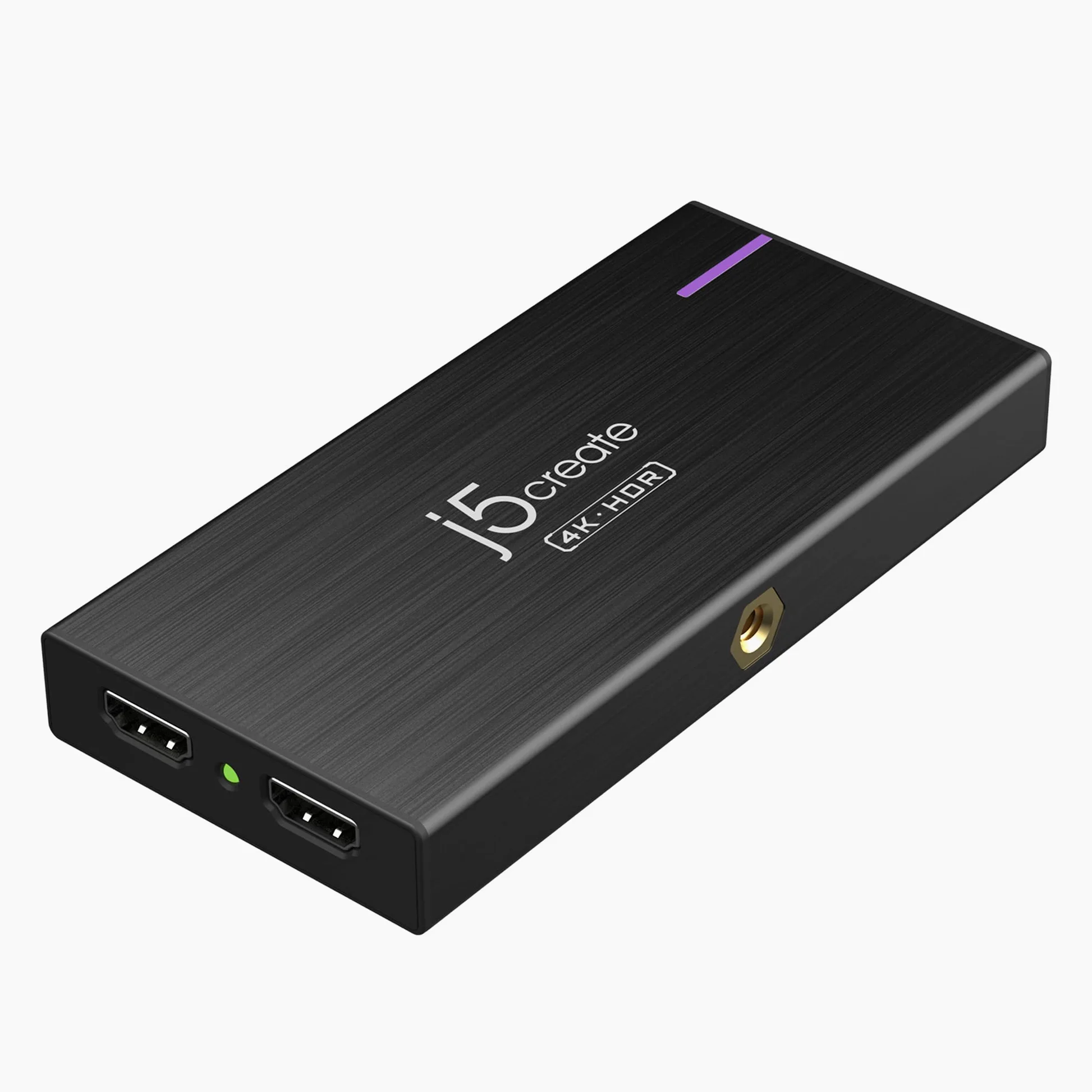 j5create 4K Game Video Capture Card mit PD 60W Pass-Through Charging, Streaming und Aufnahme von 4K Video auf PS5, PS4, Xbox, Switch, Arbeit mit OBS, Twitch, YouTube (JVA14)