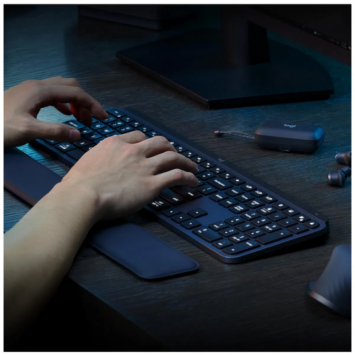 Logitech MX Keys S Kabellos Tastatur - US INT'L QWERTY