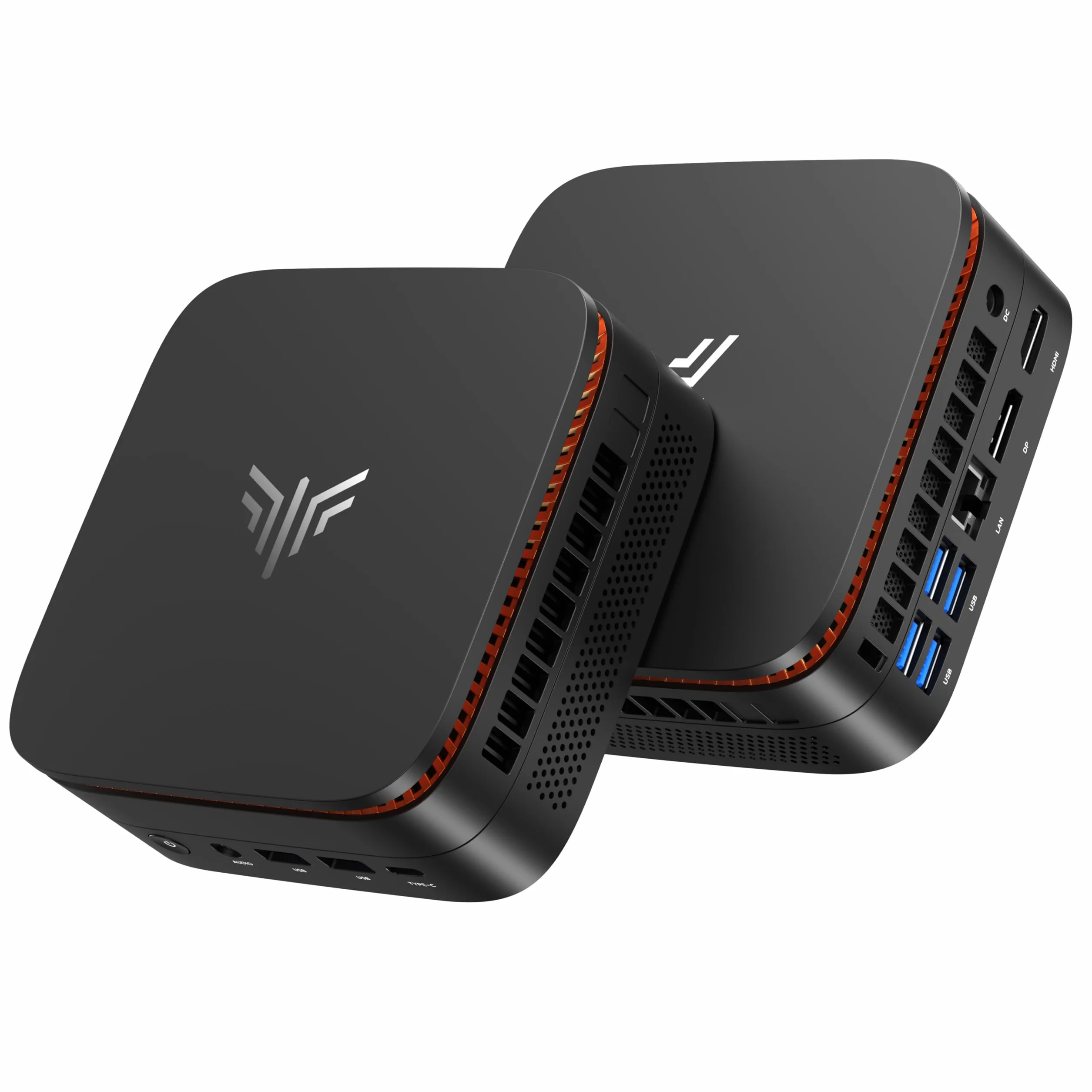 NiPoGi Pinova P1 Mini PC W-11 Pro AΜD Ryzen Embedded R2544 (4C/8T, bis 3,7 GHz, Schneller als i3-10110U/R2514/3500U) 16GB DDR4 256GB SSD 4K Triple Display/Wi-Fi 5/BT 4.2/RJ45 Büro Bildung Multimedia