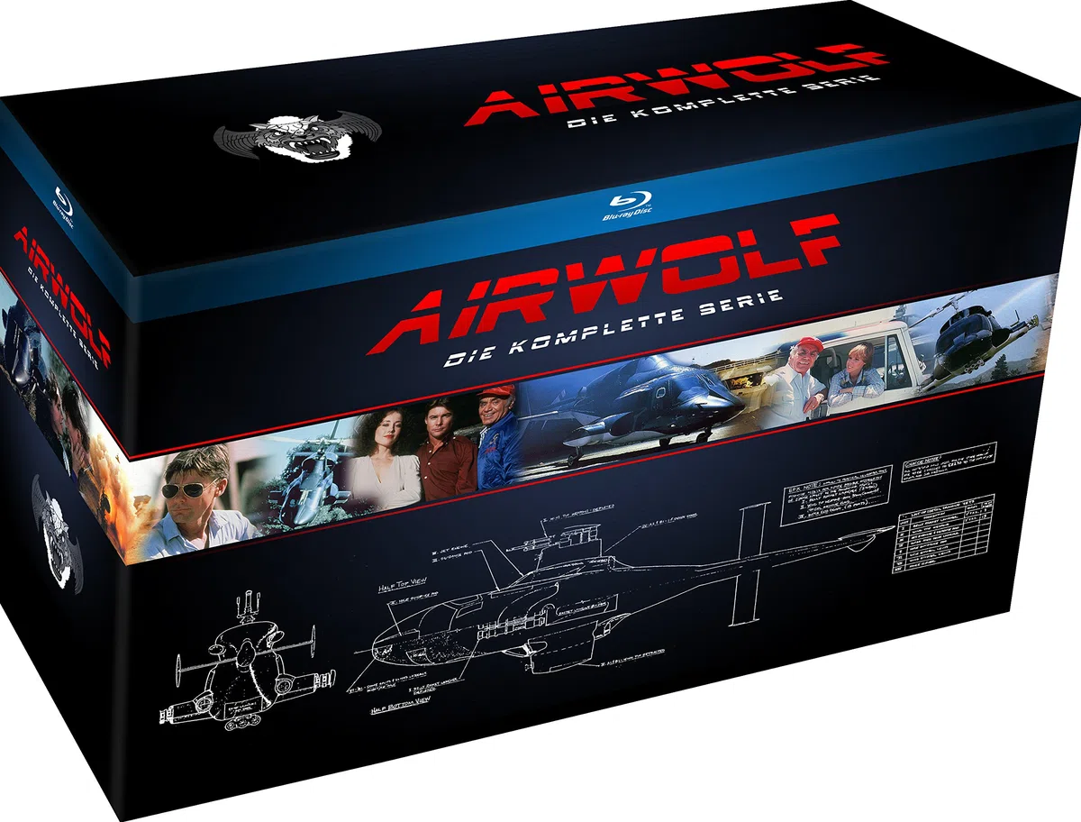 Airwolf - Die komplette Serie [Blu-ray] (exklusiv bei Amazon.de) & Knight Rider - Die komplette Serie [26 DVDs]