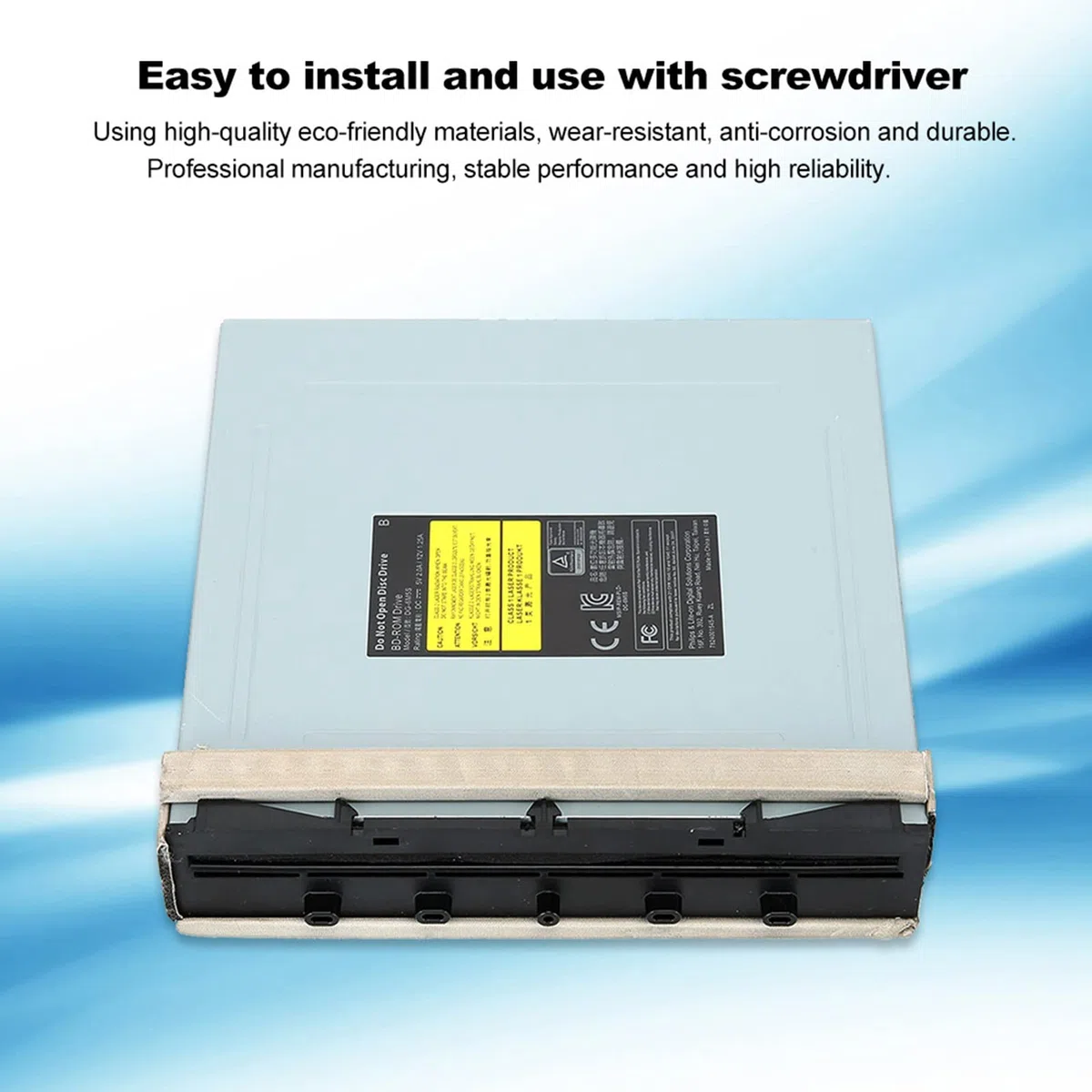 ASHATA Austausch des Blu-Ray-CD-DVD-Treibers DG-6M5S-01B für One S-Konsole, Original-OEM-Bluray-DVD-Laufwerk für One S mit Torx Security Tool(DG-6M5S-01B)
