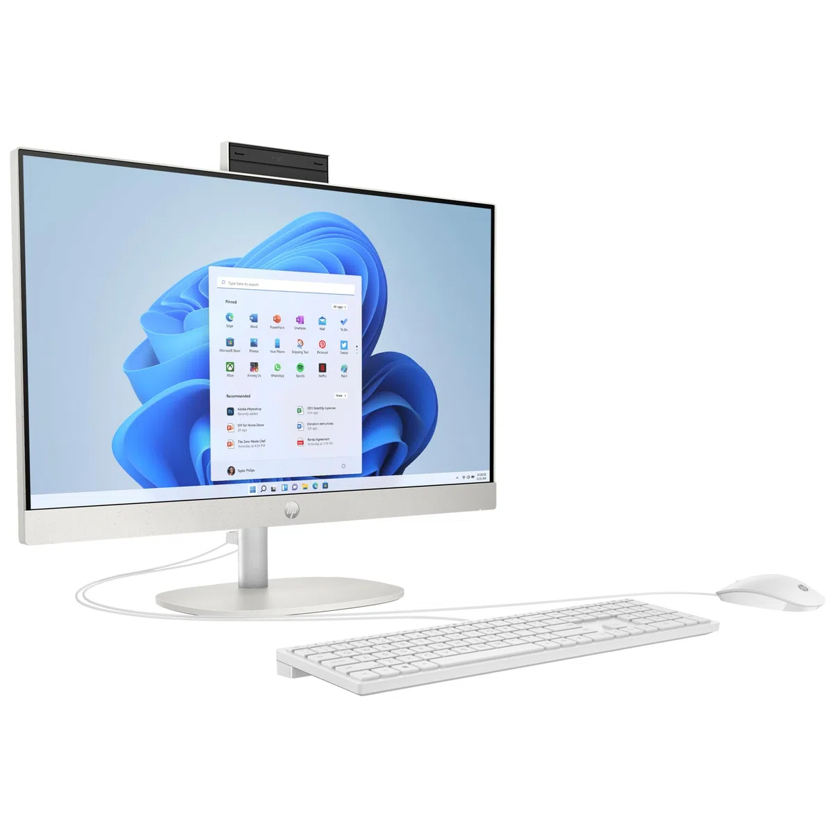 HP All-in-One 24-cr0009ng 23.8" FHD・Ryzen 3 7320U・8GB RAM・512GB SSD・Win11 Home (A04VWEA#ABD)