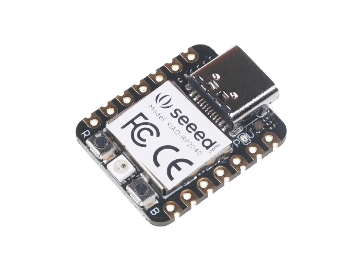 Seeed Studio XIAO RP2040 Mikrocontroller Dual-Core ARM Cortex M0+ Prozessor Arduino MicroPython CircuitPython 3 Stück
