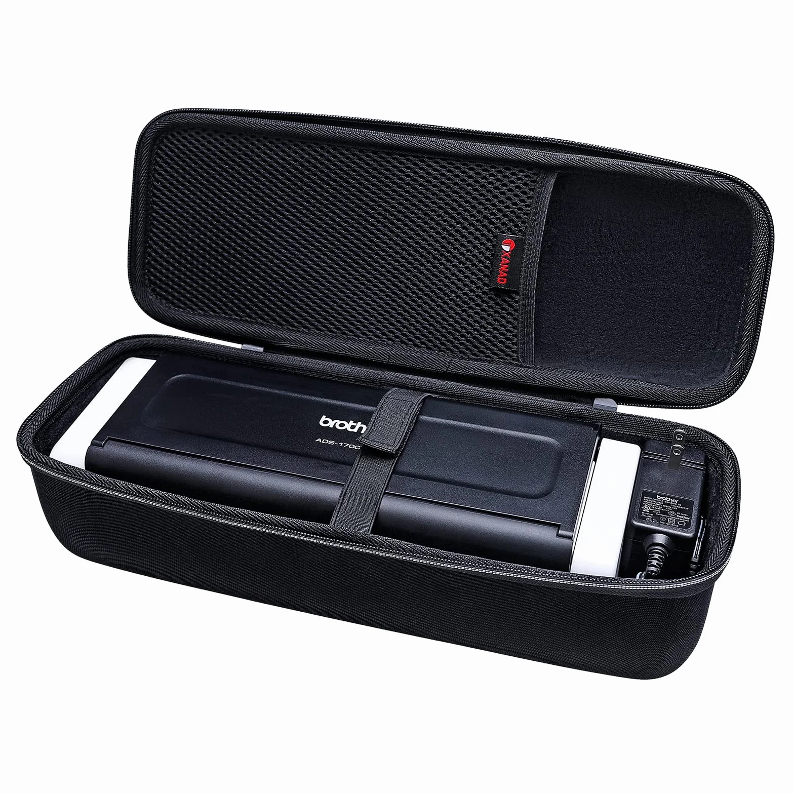 XANAD Tasche für Brother ADS-1800W / ADS-1700W / ADS-1200 Wireless Document Scanner für Zuhause, Home Office oder On-the-Go Professionals Tragetasche