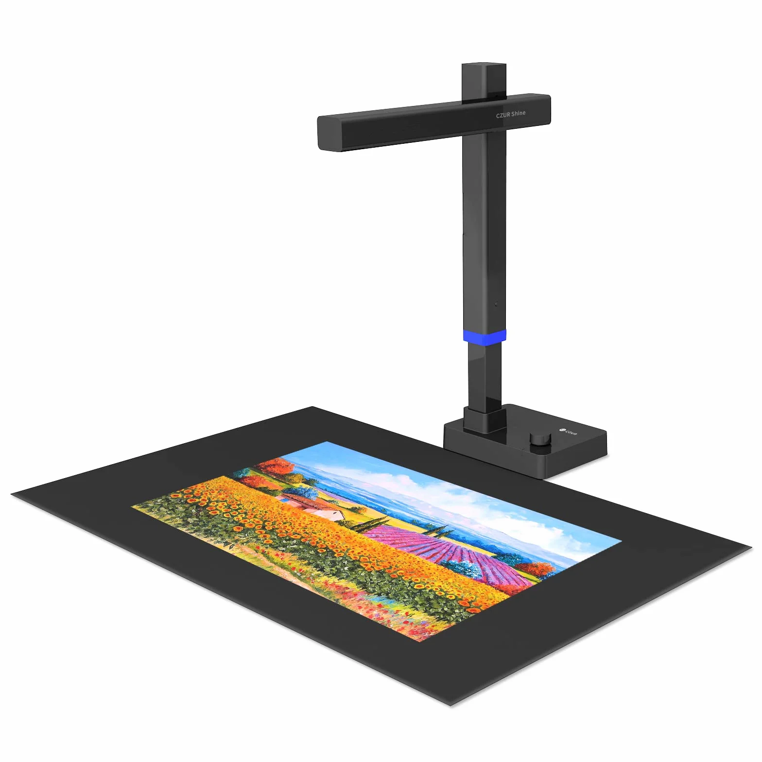 CZUR Shine Ultra Pro Tragbarer Dokumentenscanner 24 MP Dokumentenkamera A3 Buchscanner OCR Scanner Visualizer mit Fülllicht für Home-Office Online-Lehre Windows & macOS Verfügbar