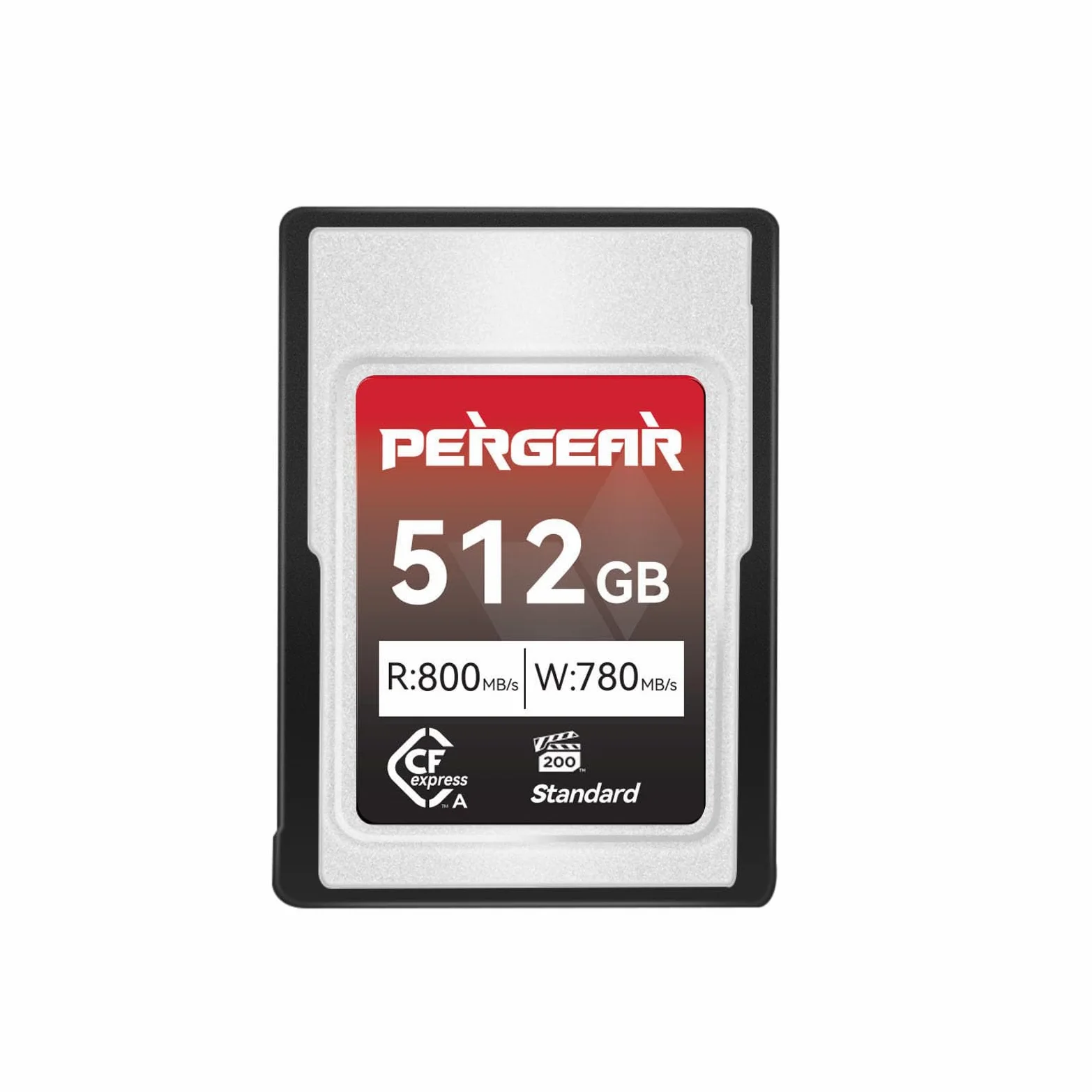 Pergear 512GB CFexpress Typ A-Speicherkarte, bis zu 800 MB/s Lesegeschwindigkeit und 780 MB/s Schreibgeschwindigkeit für 4K 120P, 8K 30P-Aufnahme(Standardserie), kompatibel für Sony Alpha & FX-Kameras
