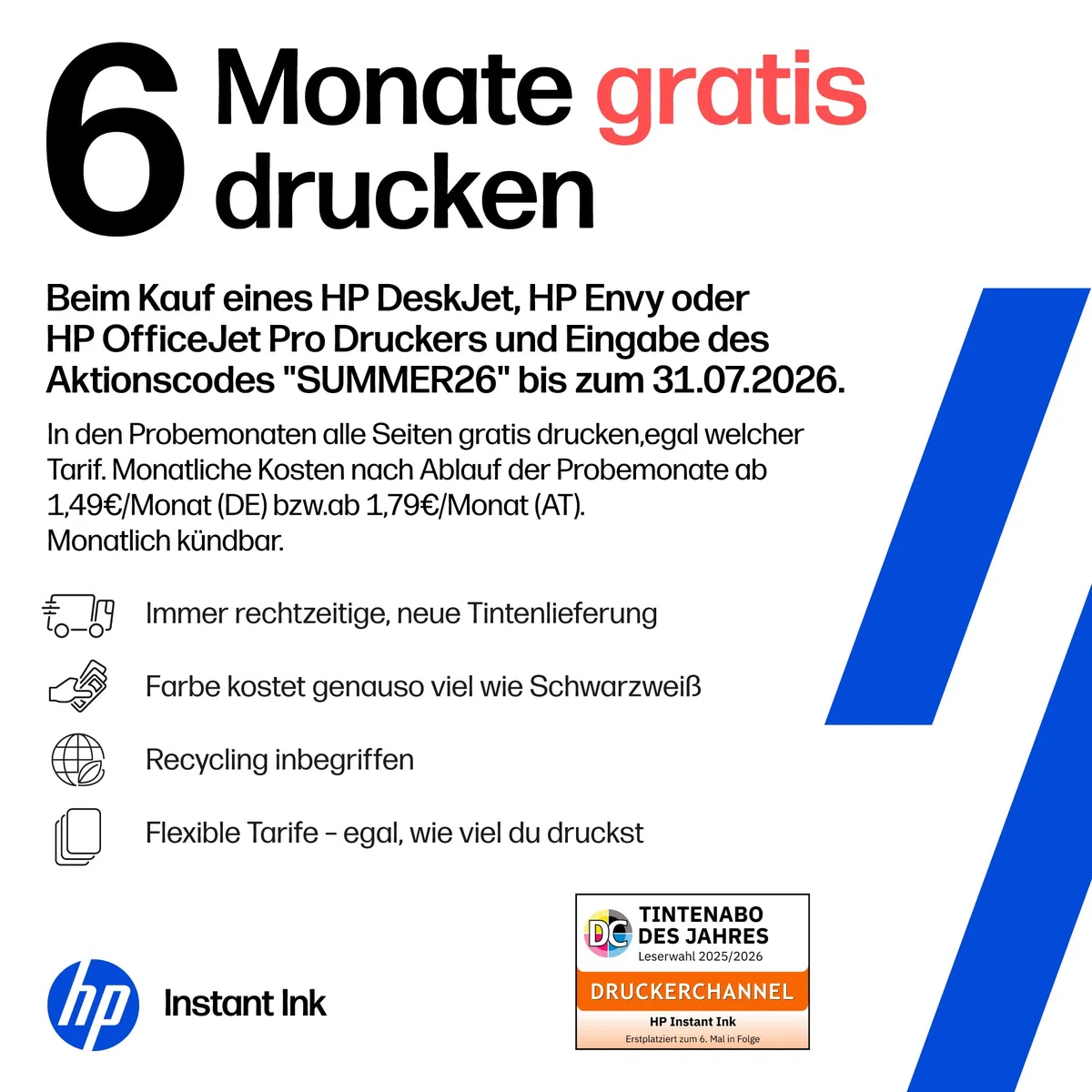 HP Envy Inspire 7920e Multifunktionsdrucker, Tintenstrahldrucker, 6 Monate gratis drucken Instant Ink inklusive, Drucken, Scannen, Kopieren, Fotodruck, ADF, DIN A4, WLAN, Airprint